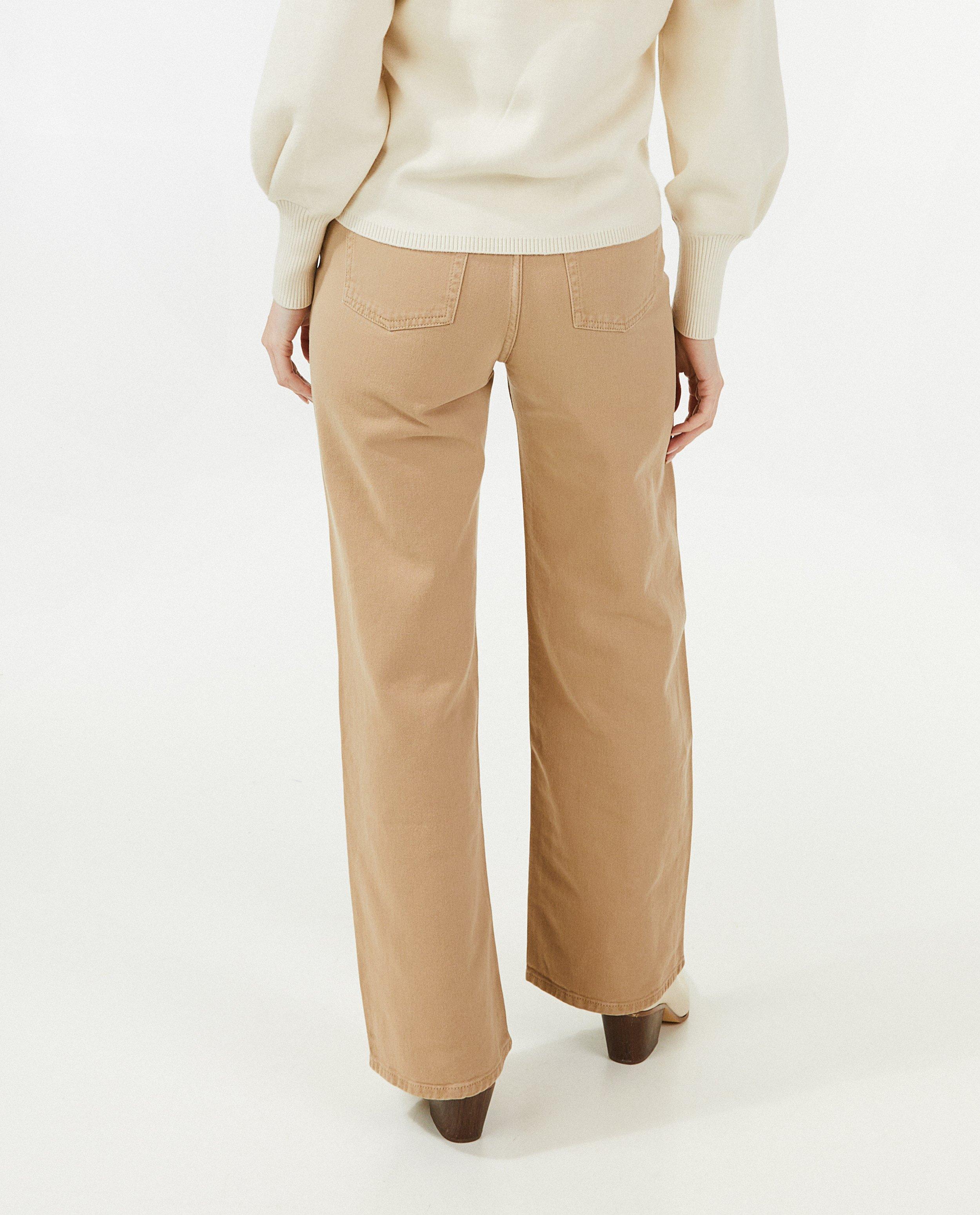 Broeken - Zwarte jeans, wide leg fit