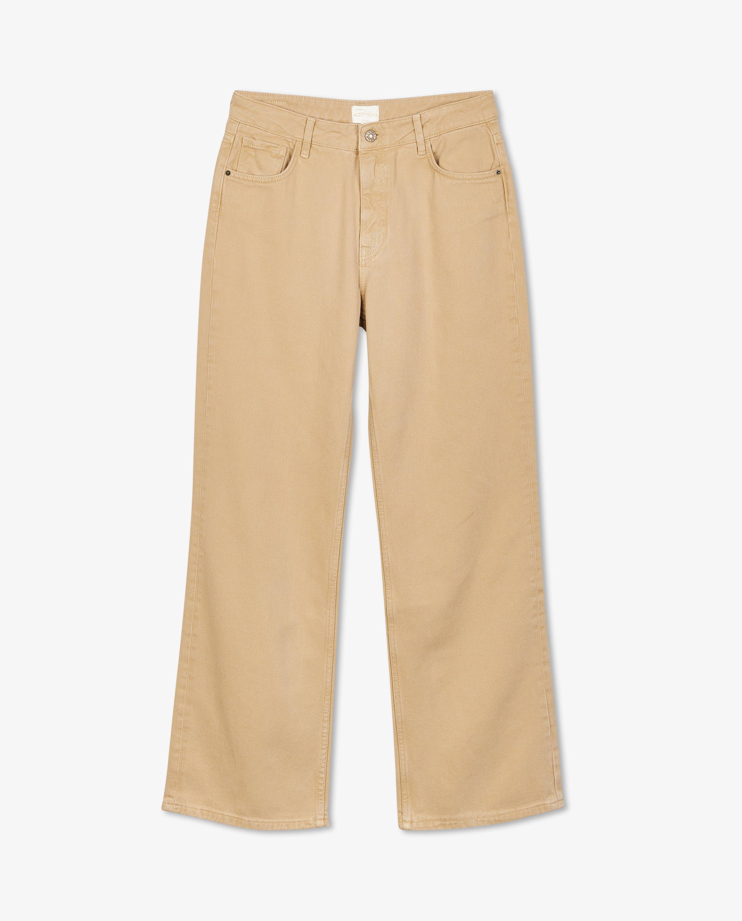 Beige jeans, wide leg fit - Product Detail - beige - afbeelding nummer 5