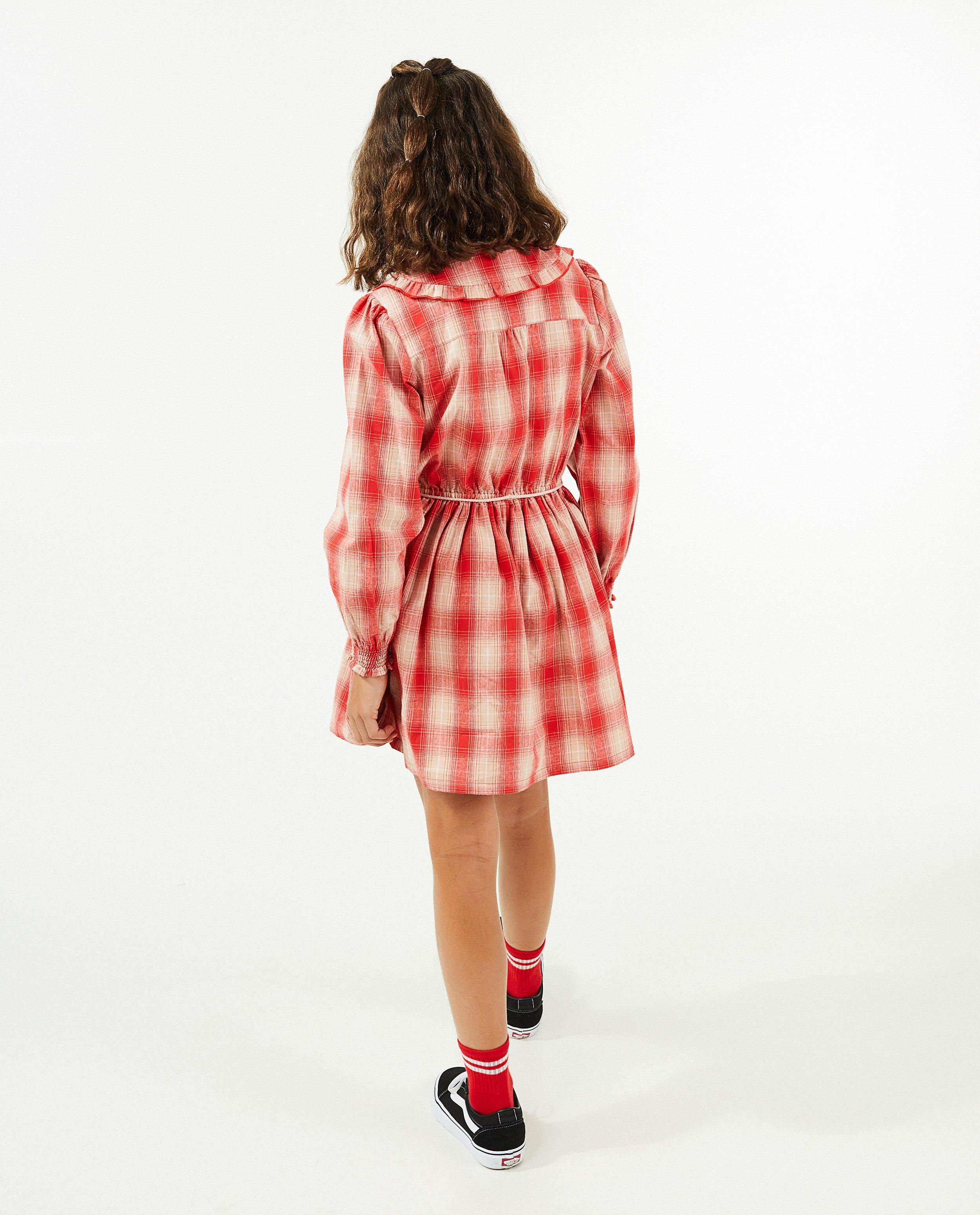 Robes - Robe rouge à carreaux