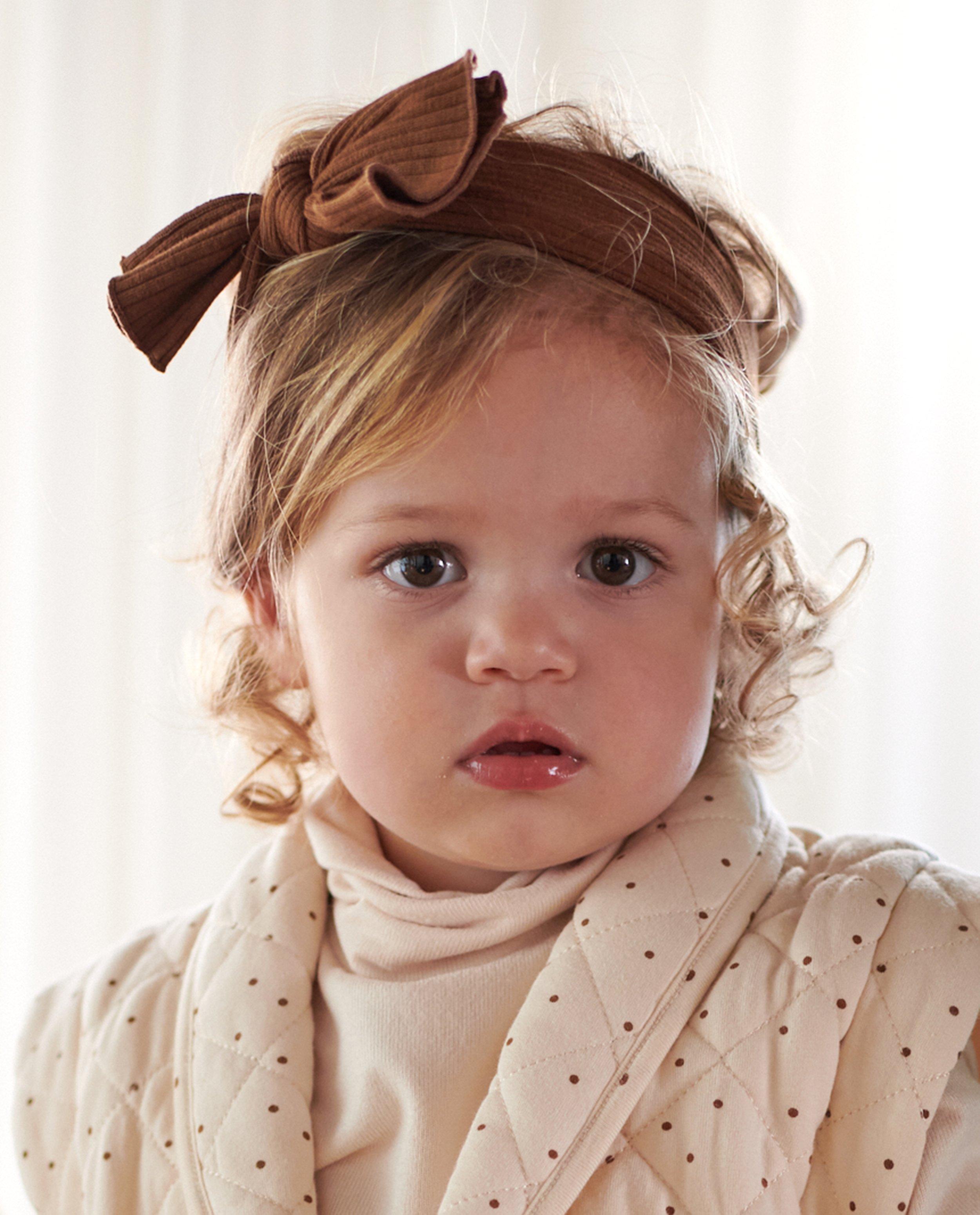 Bruine haarband, 2-7 jaar - null - Nanja Massy