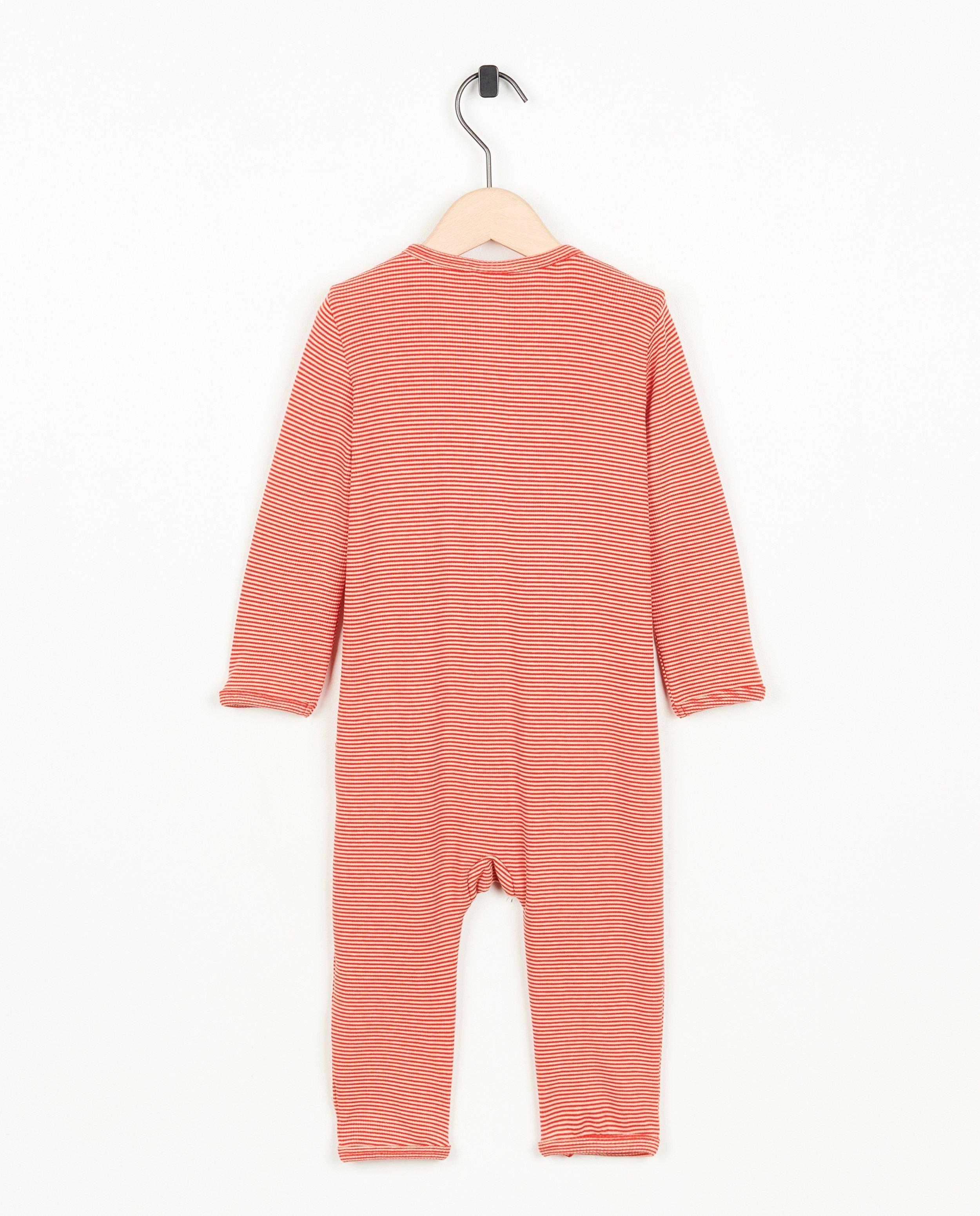 Pyjama ray&eacute; - D&eacute;tails du produit - rouge - image num&eacute;ro 2