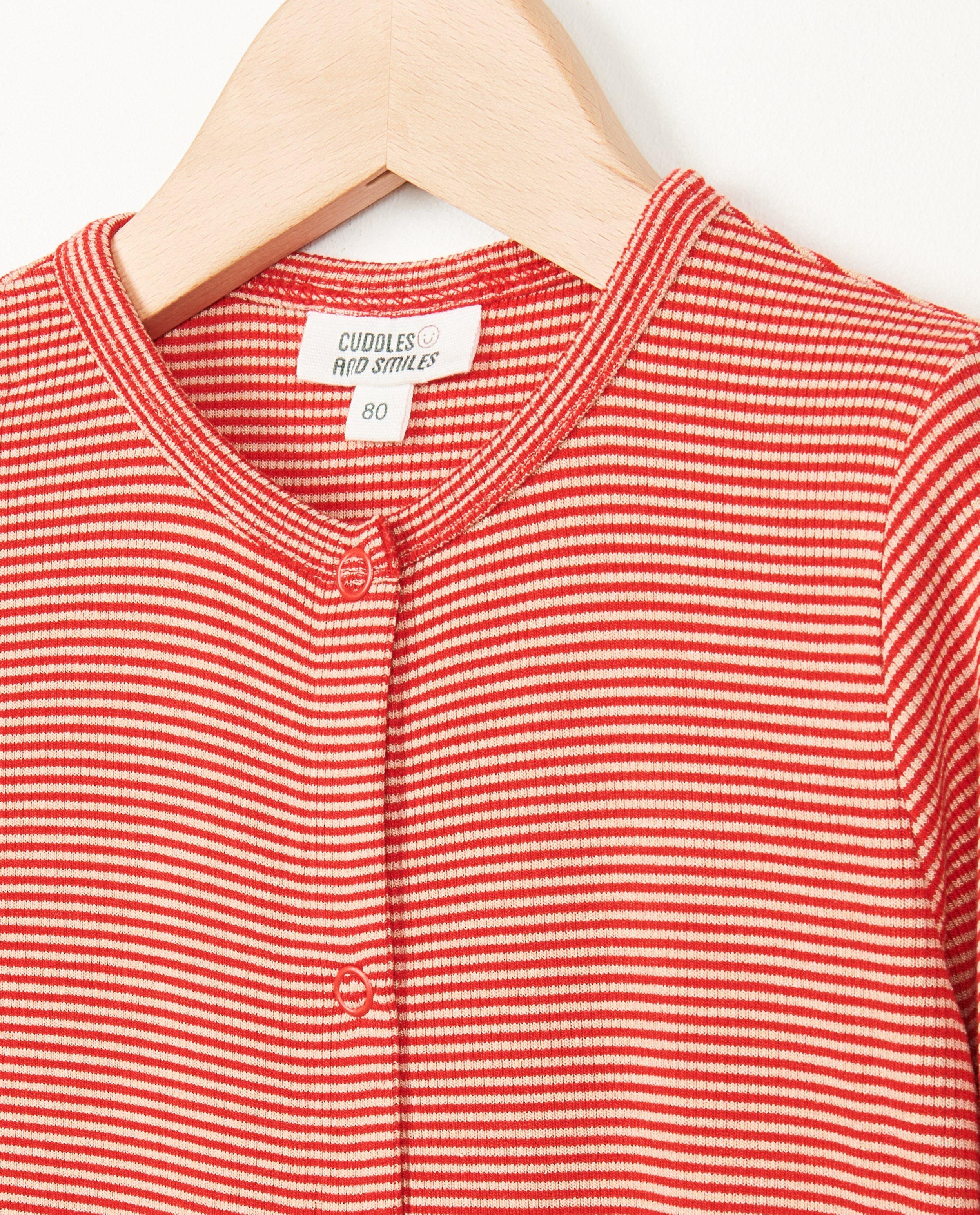 Pyjama ray&eacute; - D&eacute;tails du produit - rouge - image num&eacute;ro 4