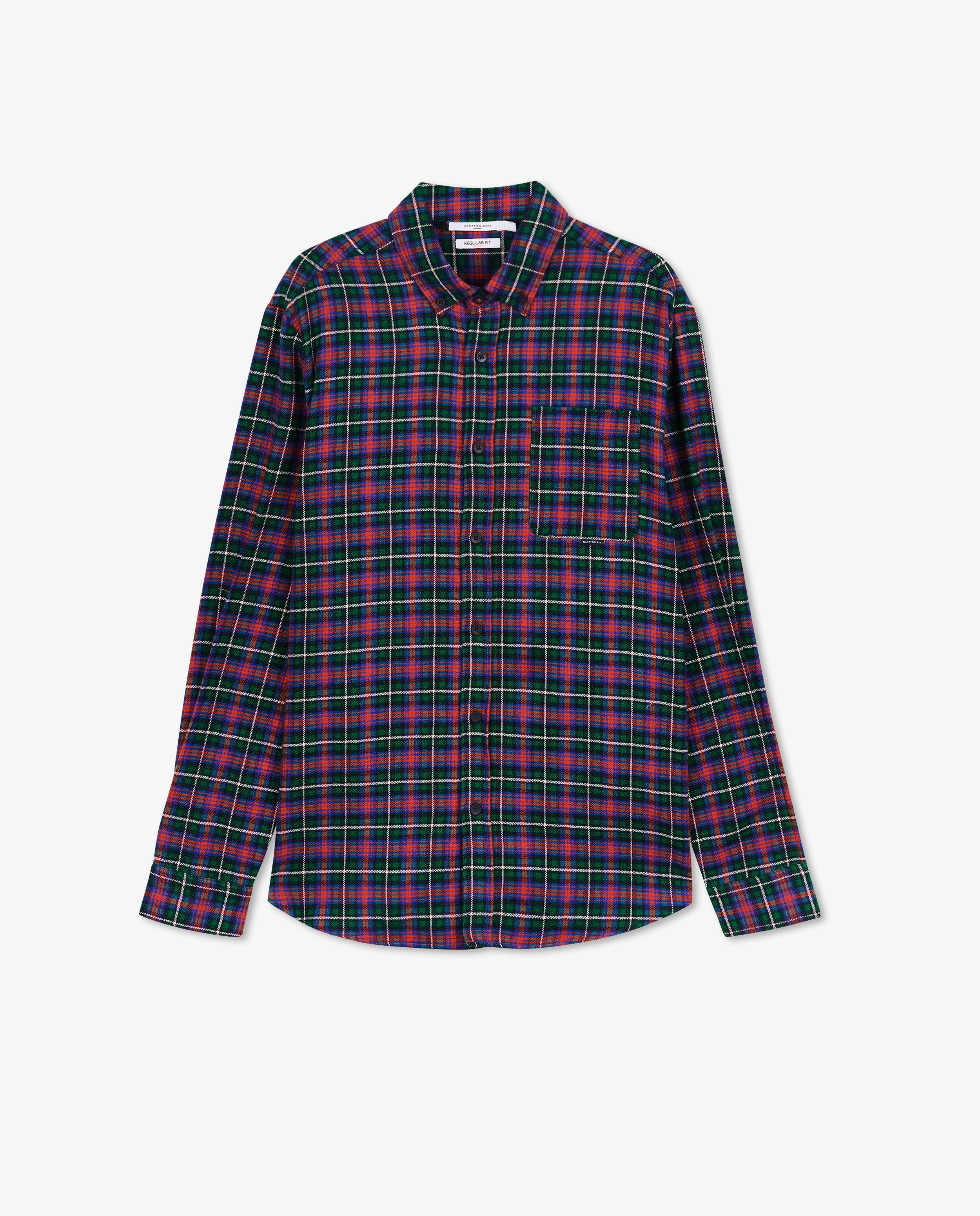 Polo Ralph Lauren - Chemise ajustée en flanelle brossée à logo