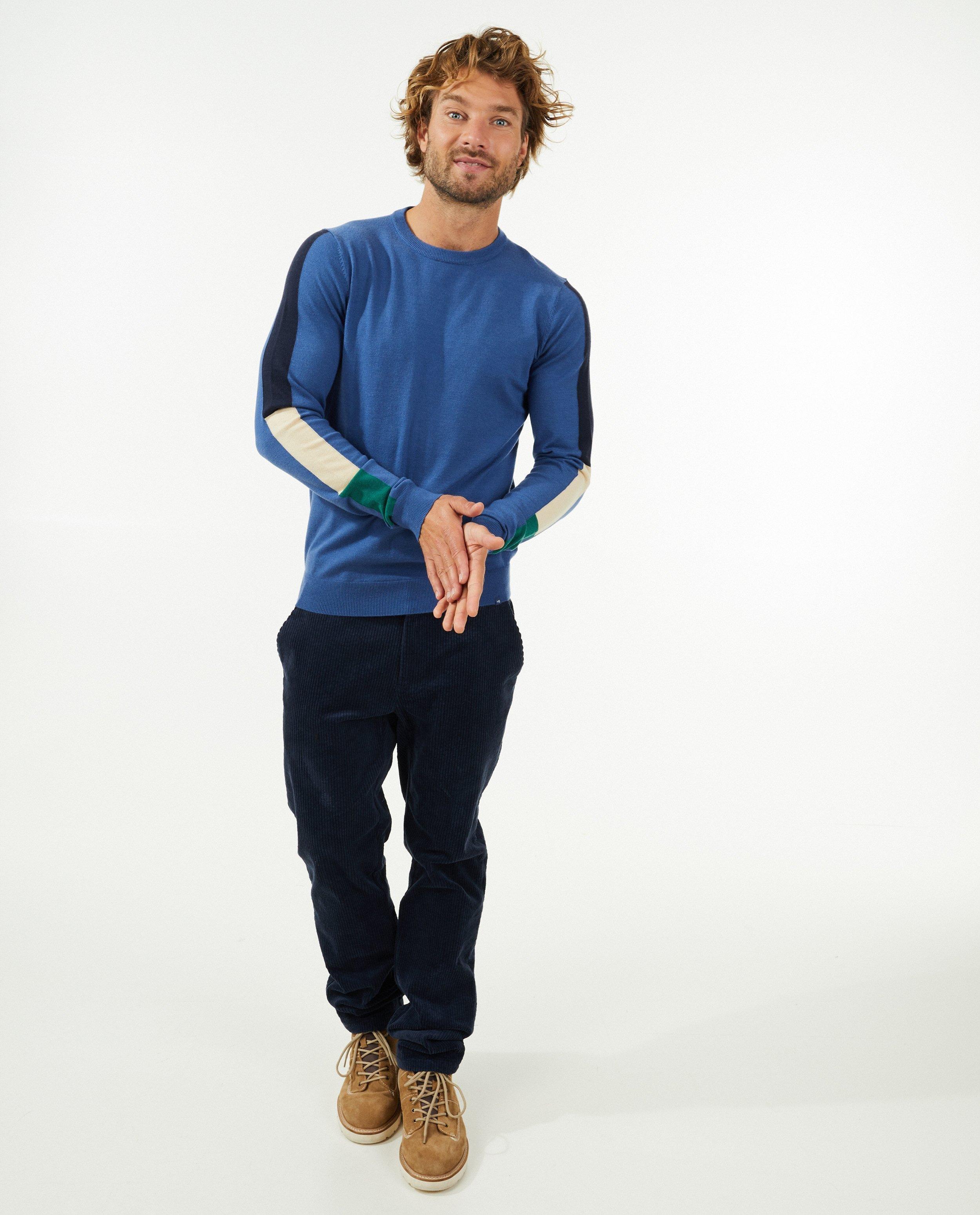Fin pull avec color block - null - Hampton Bays