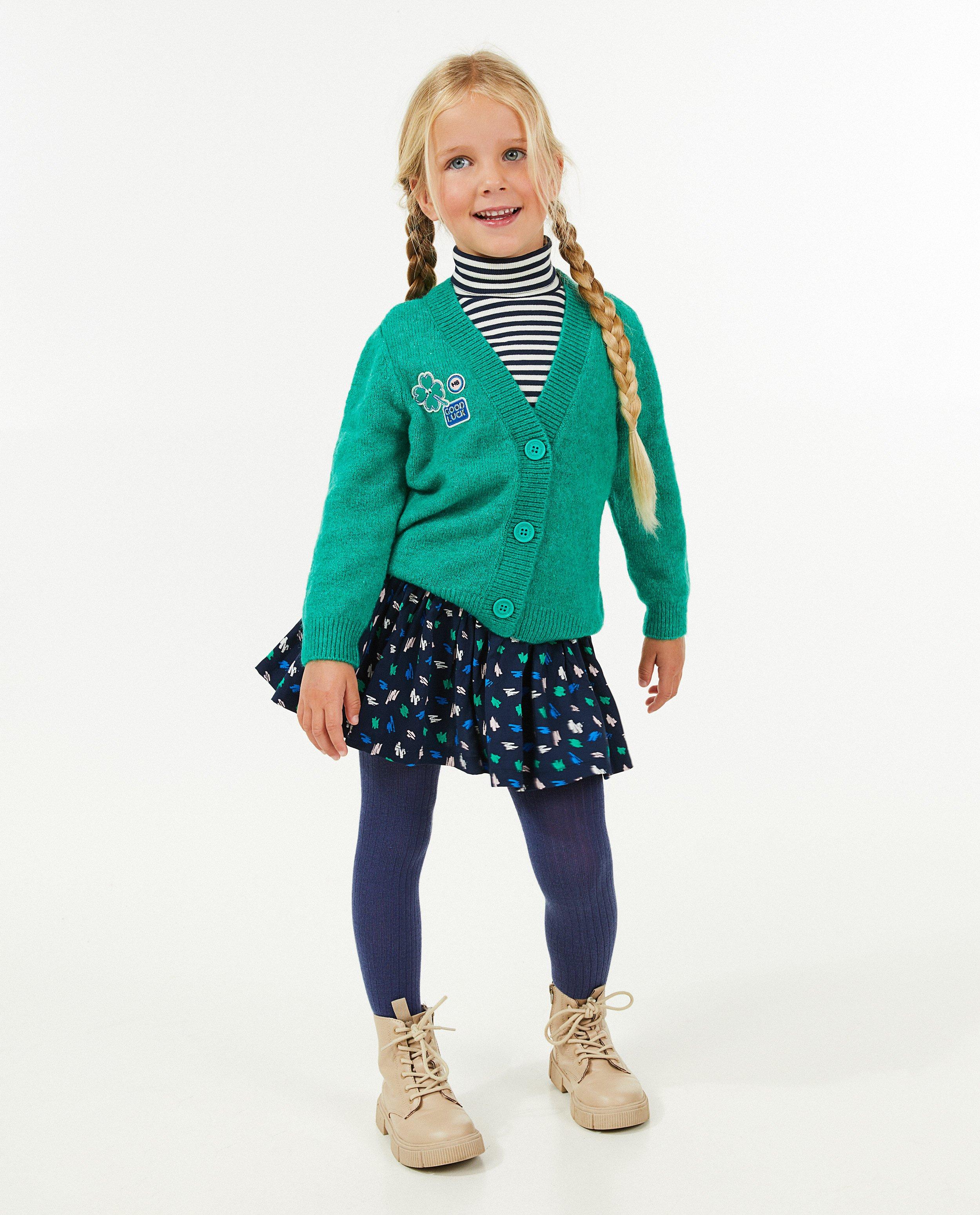 Blauwe rok met print - Product Detail - donkerblauw - afbeelding nummer 1