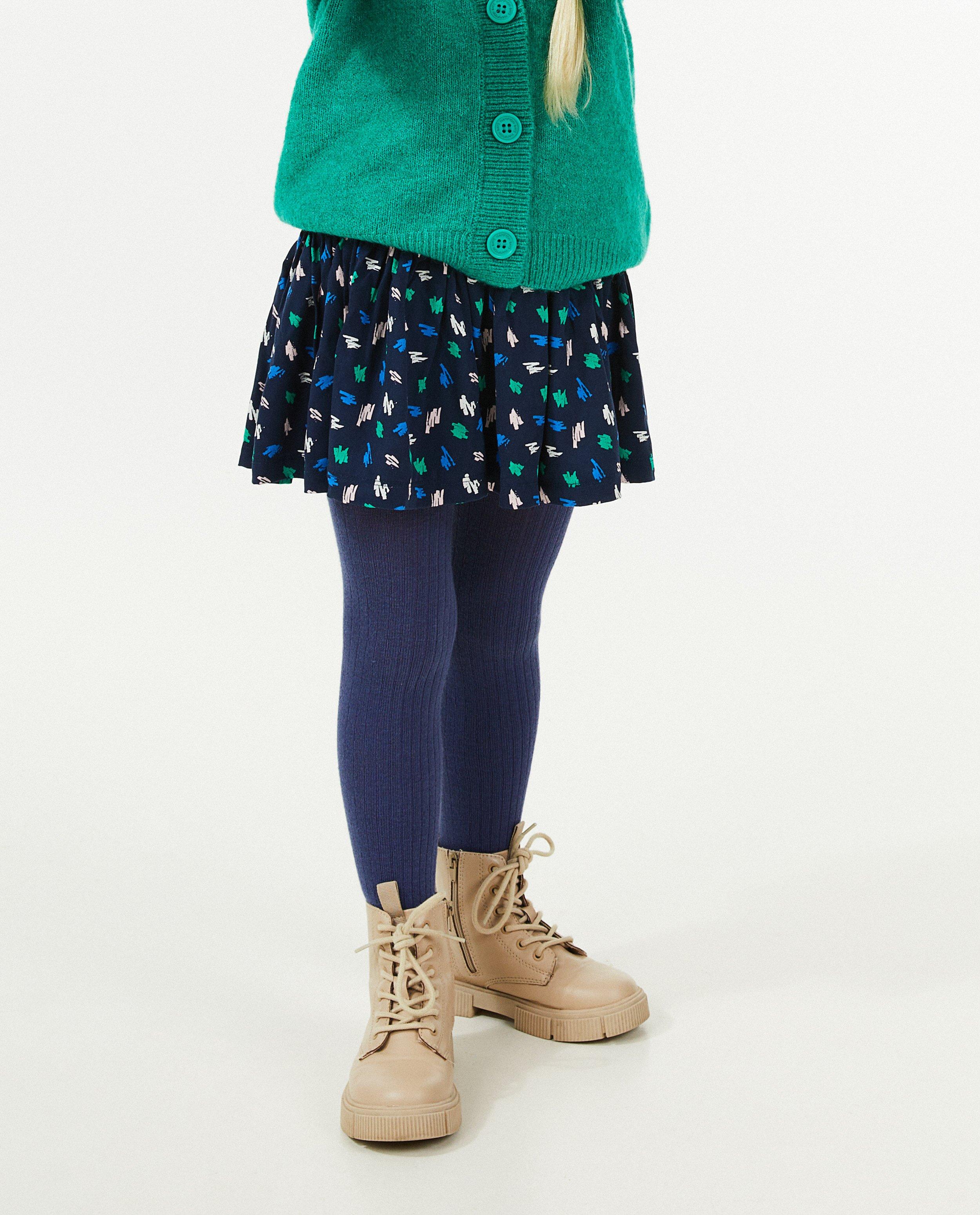 Blauwe rok met print - Product Detail - donkerblauw - afbeelding nummer 2