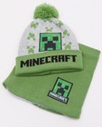 Bonneterie - Ensemble : bonnet et écharpe Minecraft
