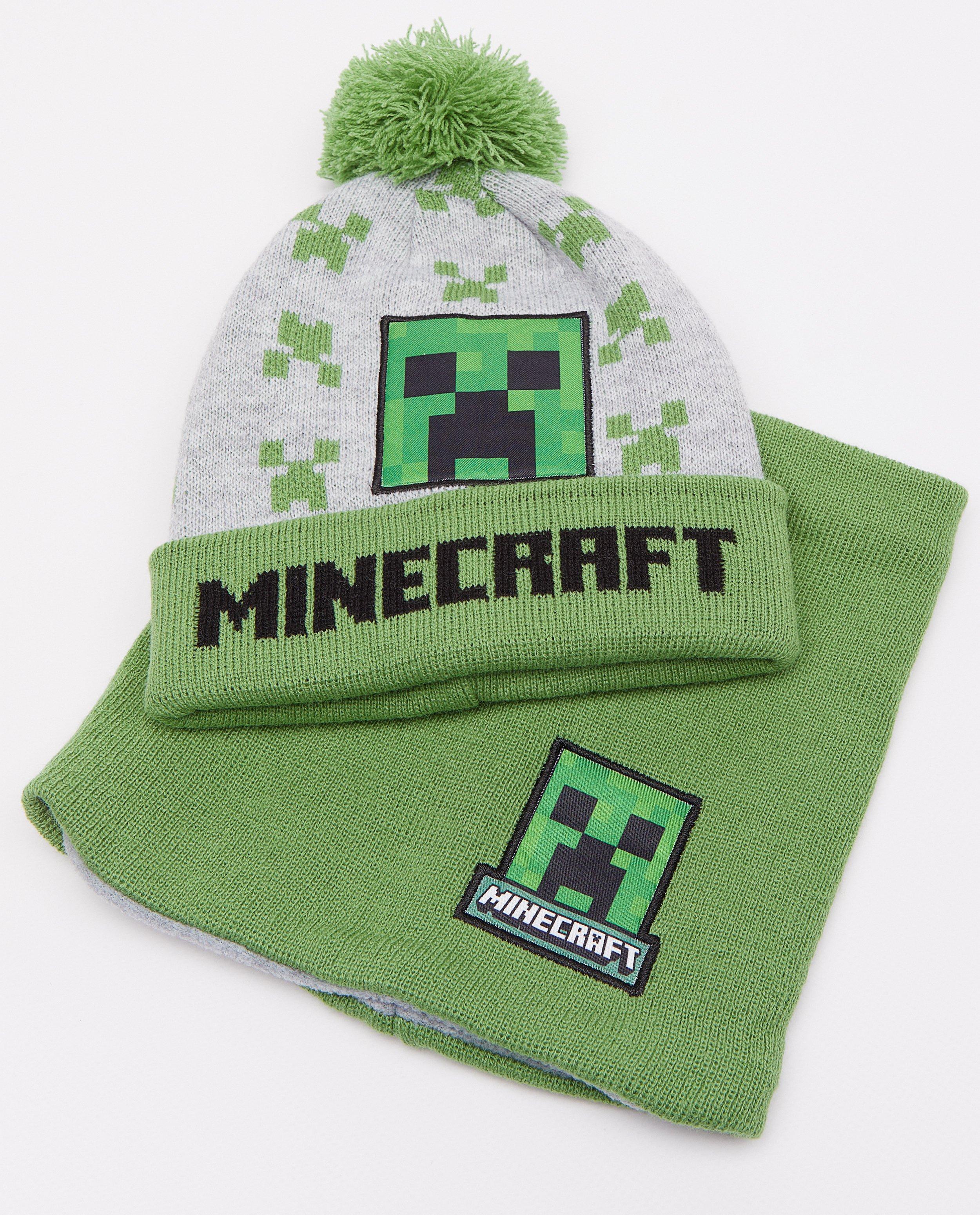 Breigoed - Set: Minecraft-muts en -sjaal