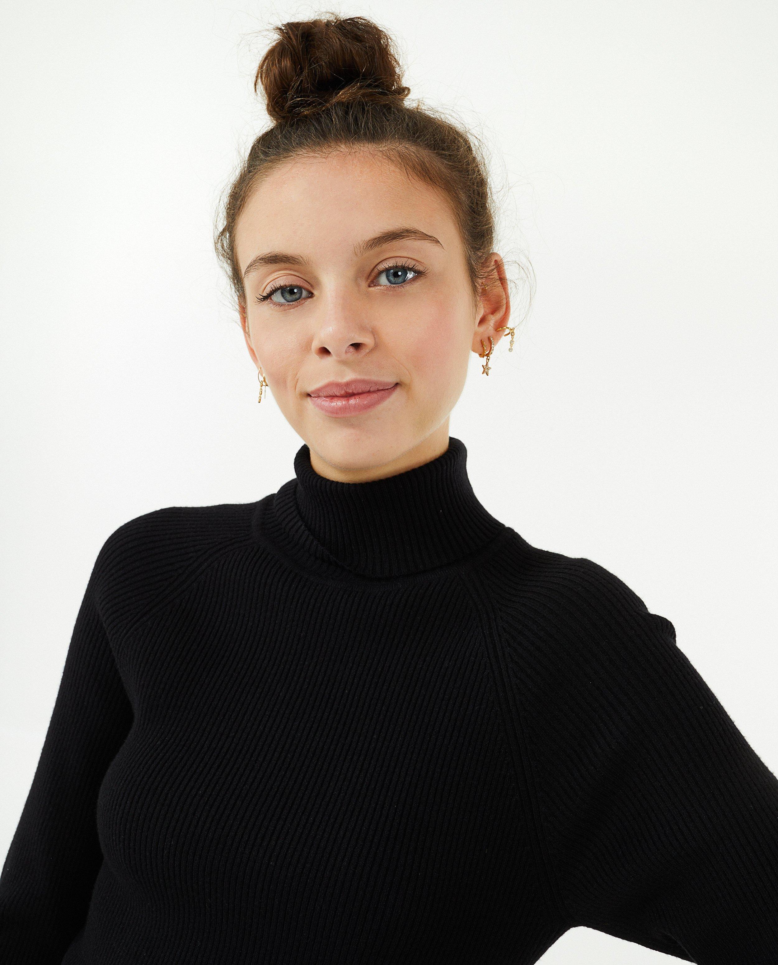 Gebreide jurk in zwart - Product Detail - zwart - afbeelding nummer 4