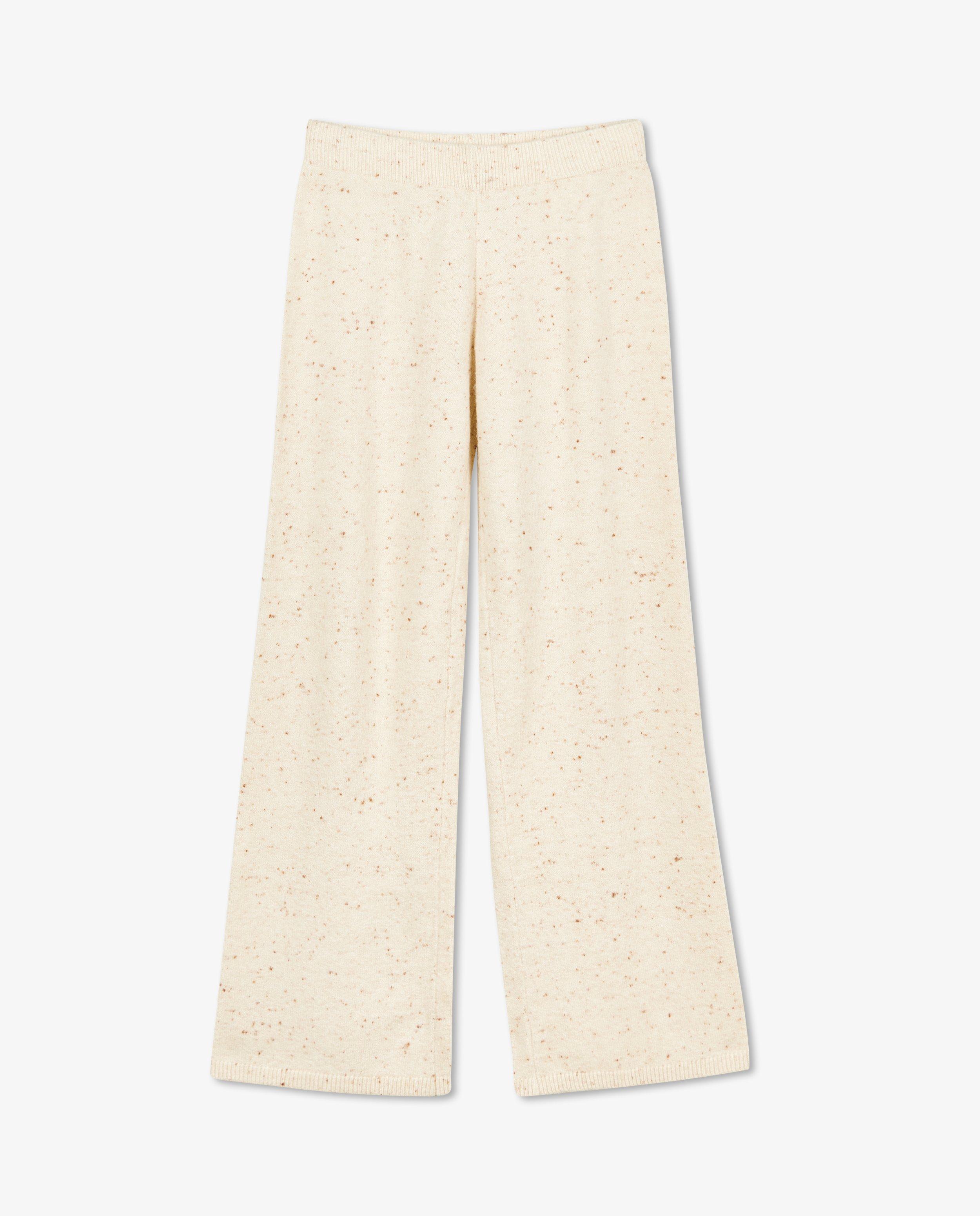 Pantalons - Pantalon en tricot avec des mouchetures