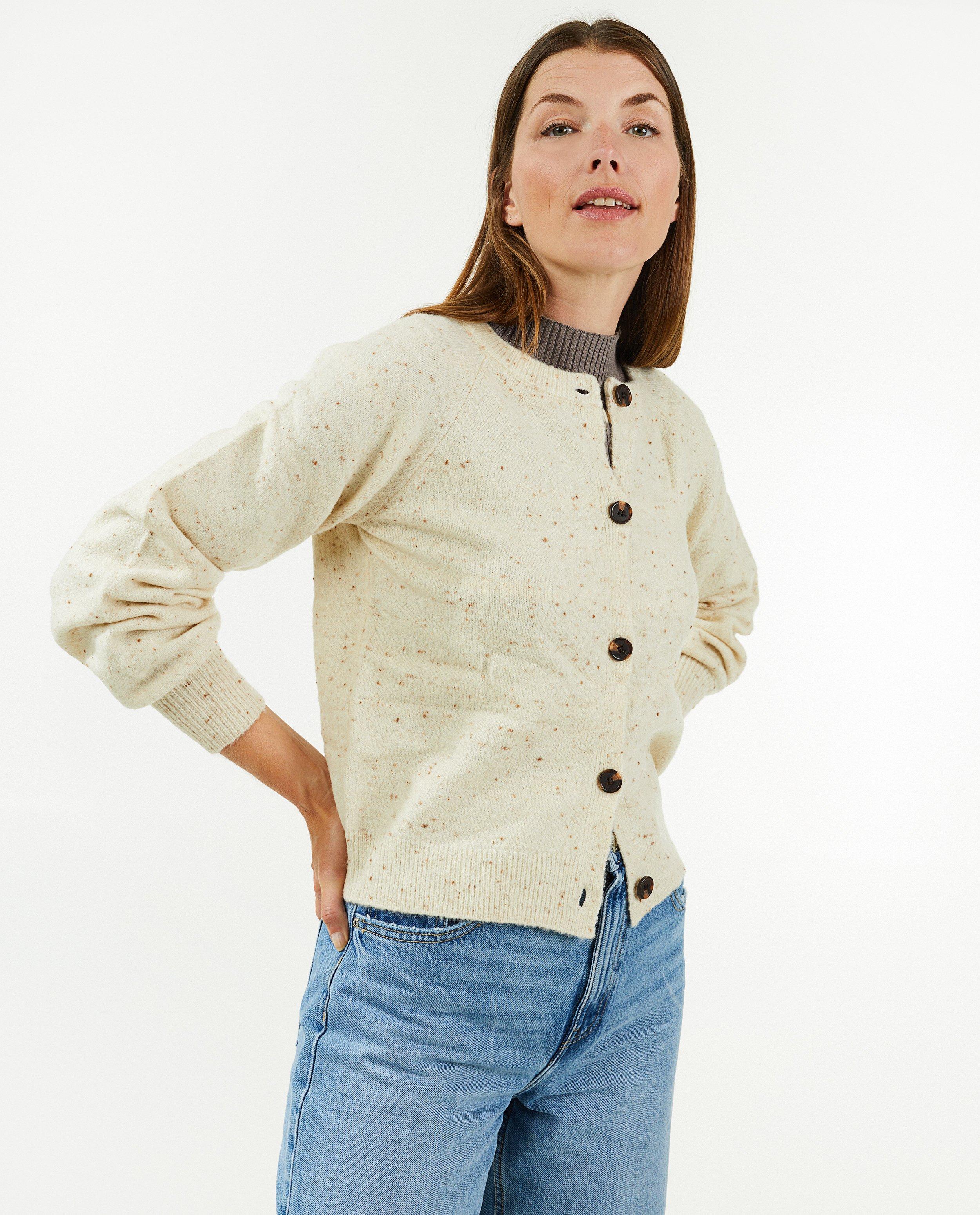 Cardigans - Cardigan en tricot avec des mouchetures