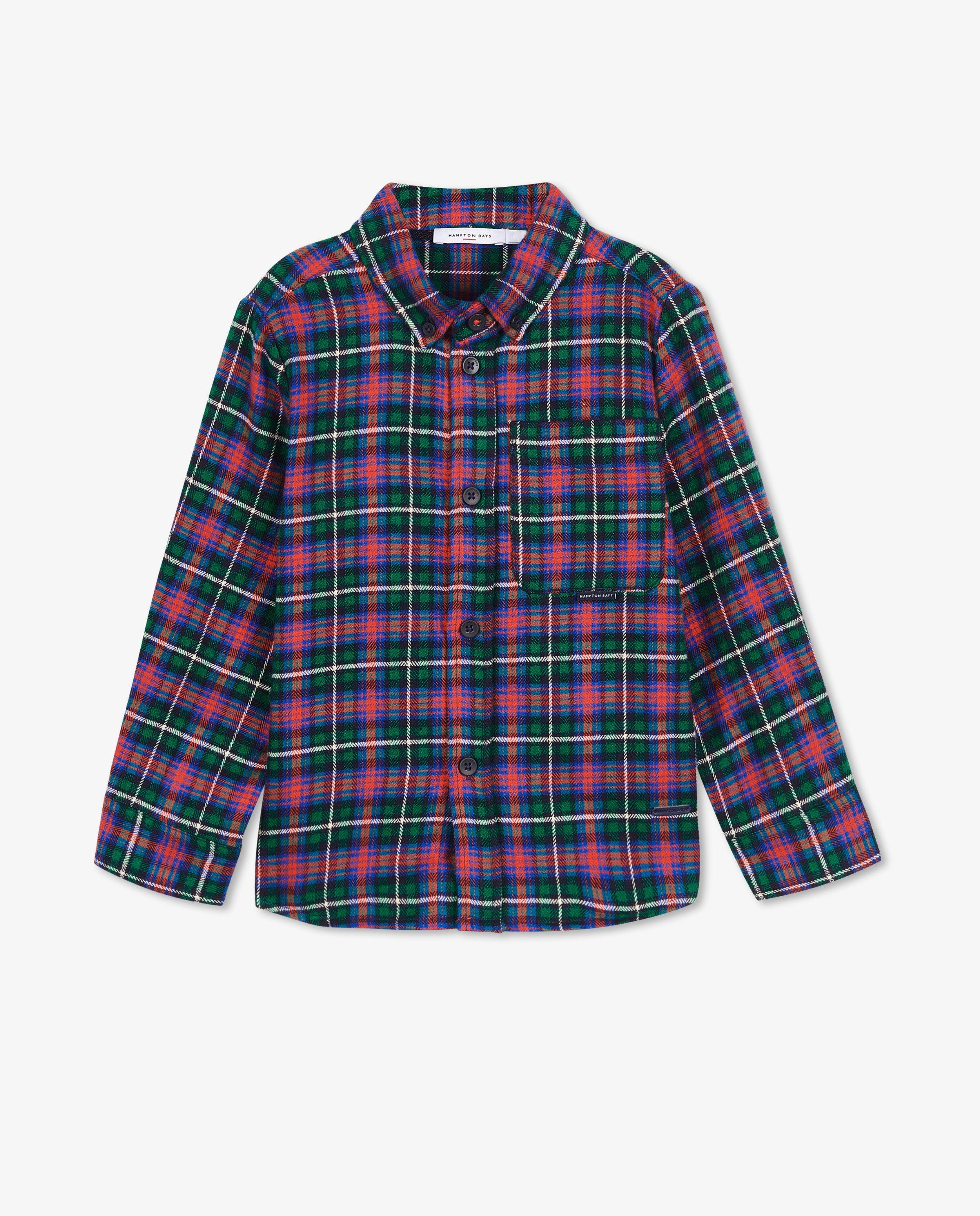 Hemden - blauw hemd met ruiten