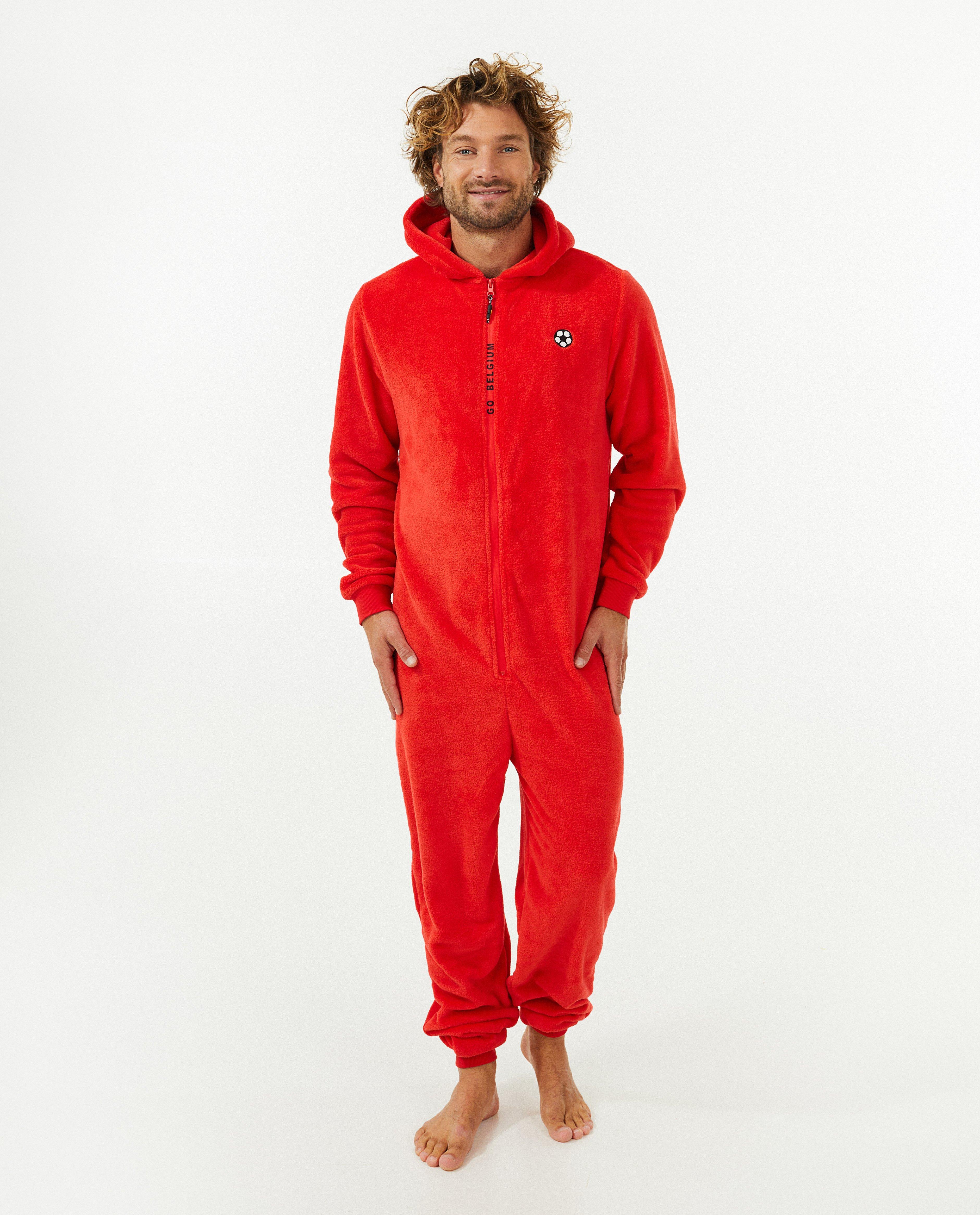 Rode onesie, heren - null - Familystories