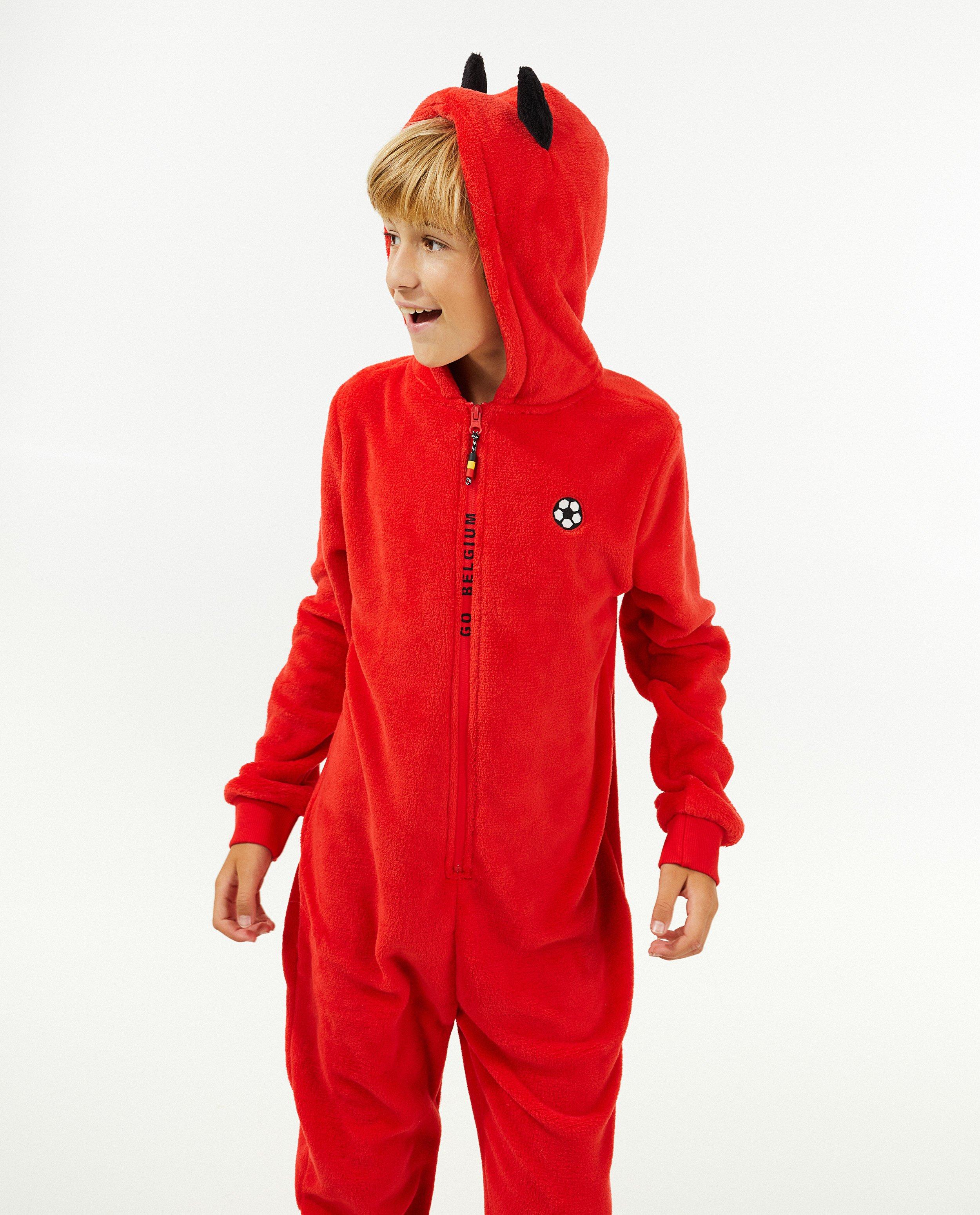 Rode onesie, 7-14 jaar - null - Familystories