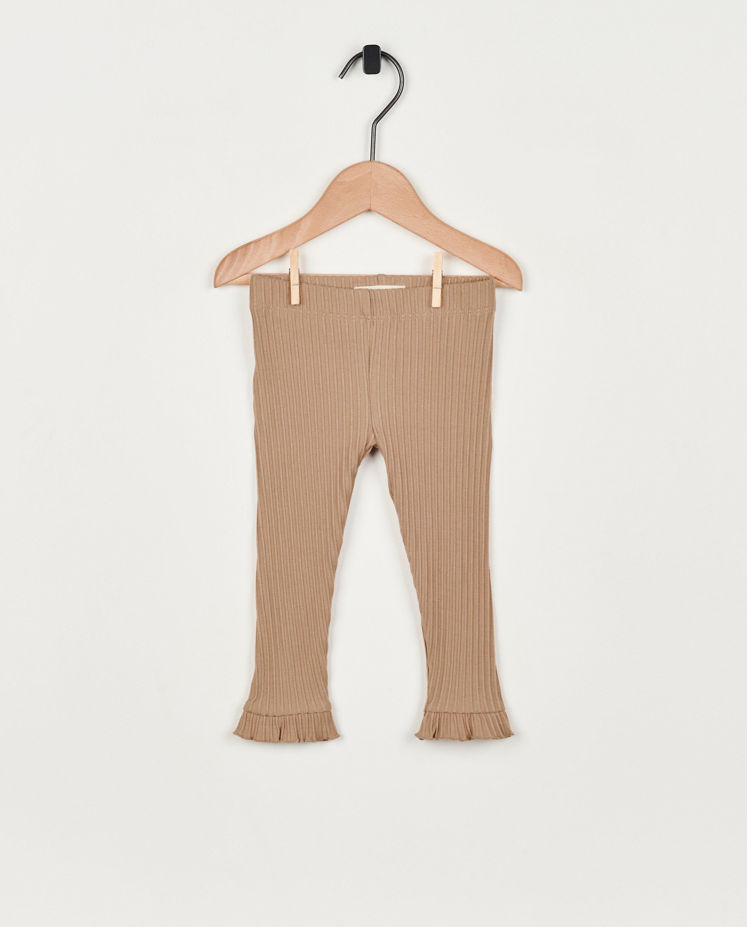 Leggings bruns côtelés - null - Your Wishes
