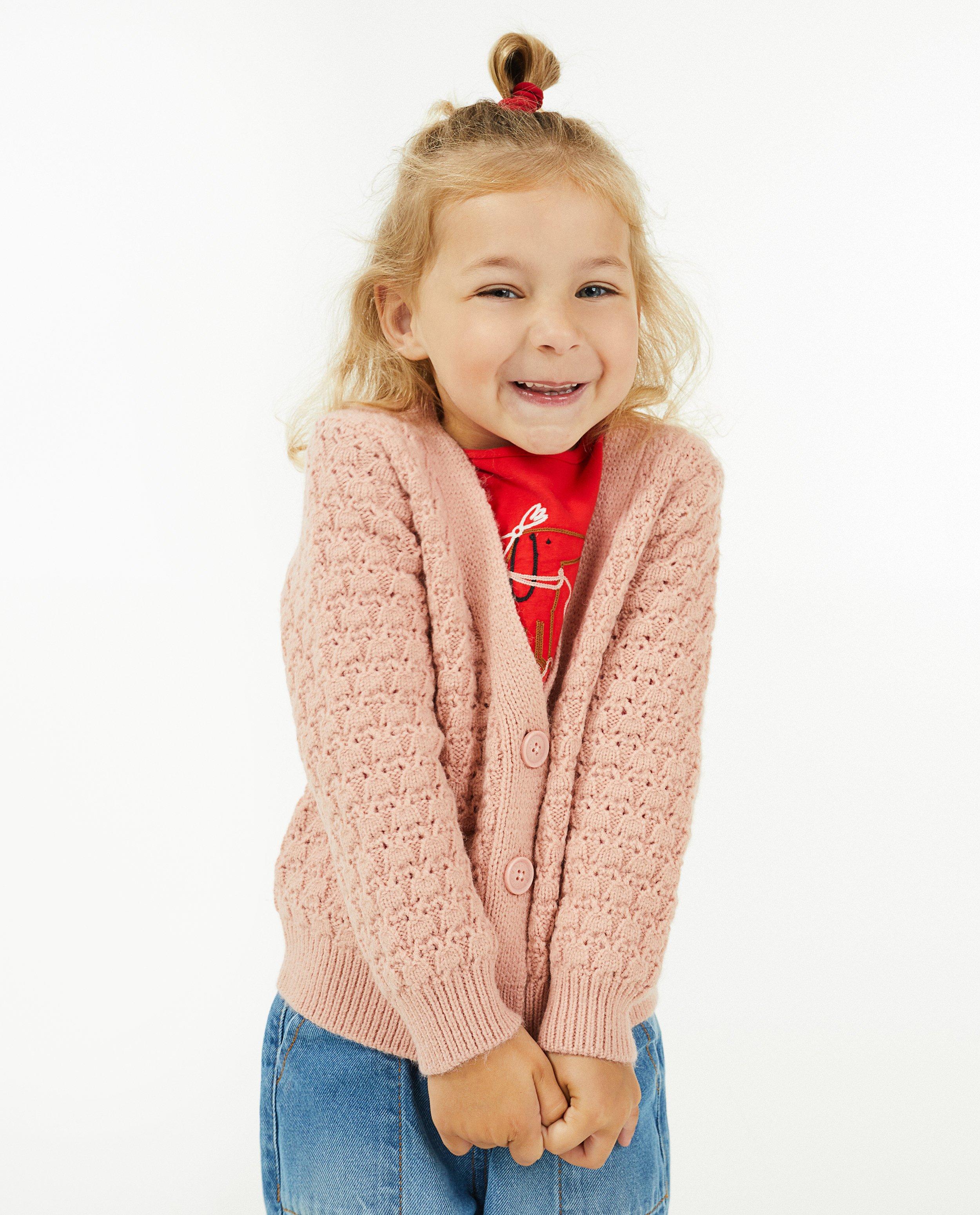 Cardigans - Cardigan en tricot fantaisie