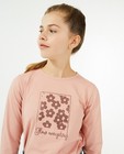 T-shirts - Longsleeve met glitterprint