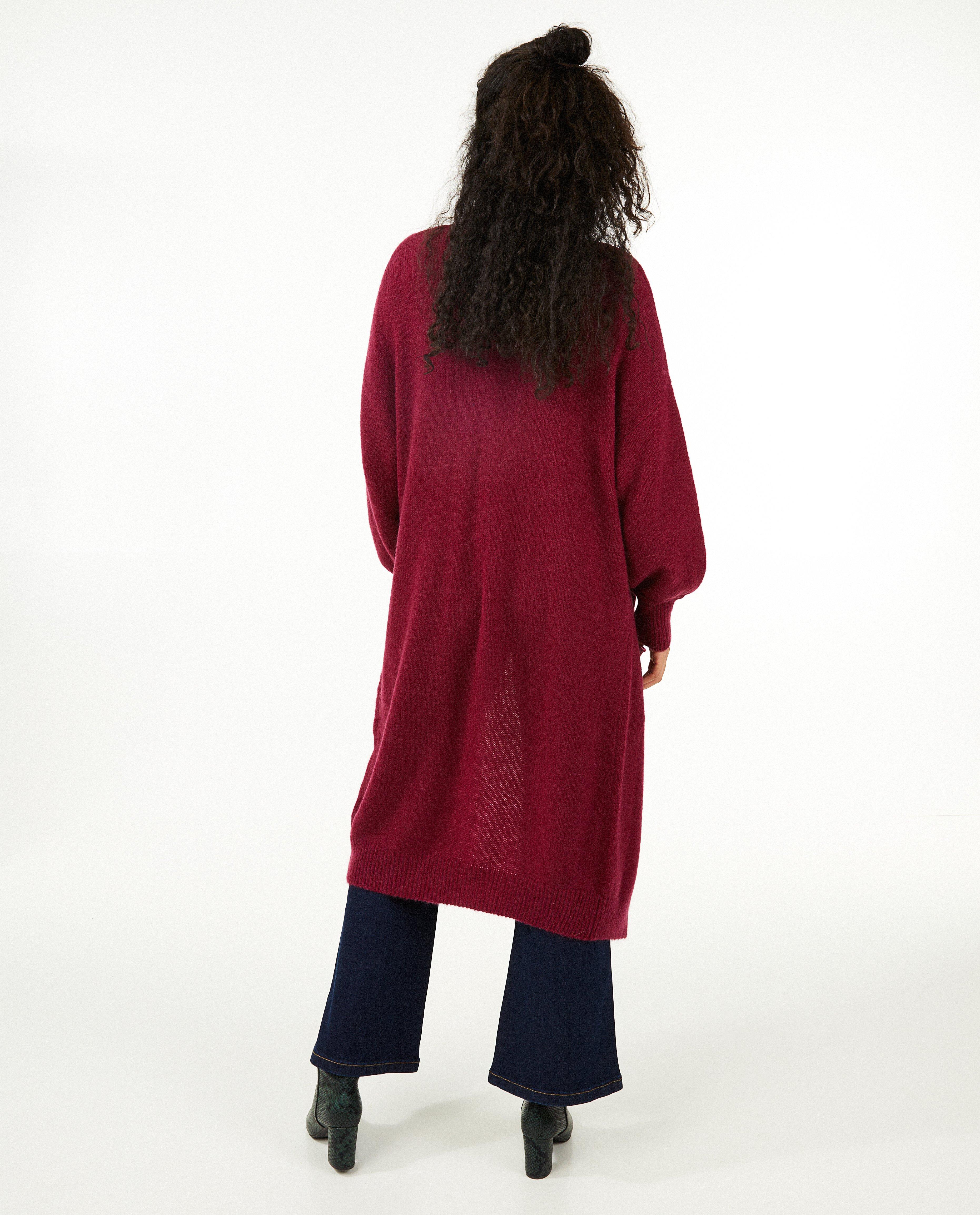 Bordeaux cardigan - Product Detail - donkerrood - afbeelding nummer 3