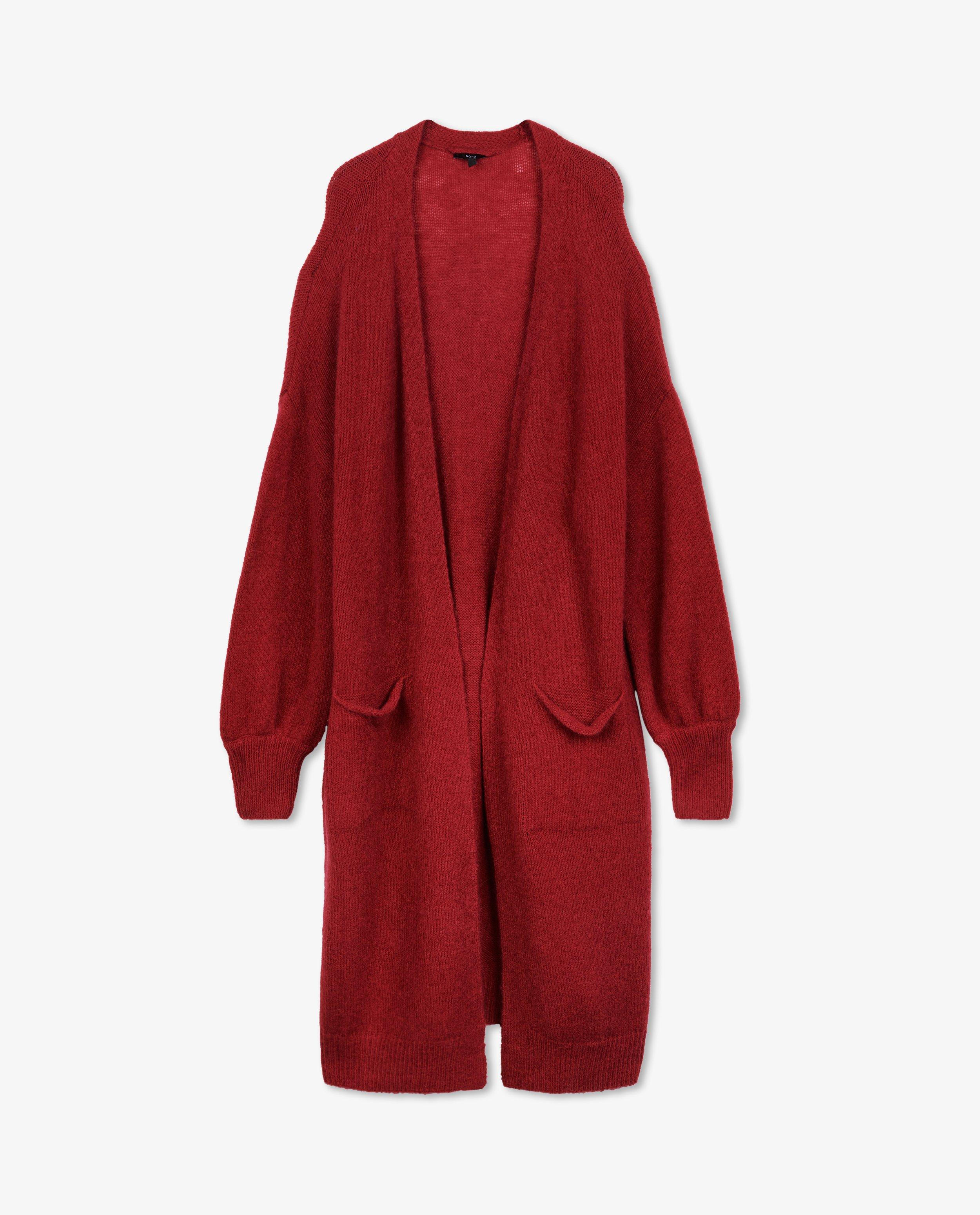 Bordeaux cardigan - Product Detail - donkerrood - afbeelding nummer 5