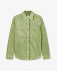 Groen hemd van ribfluweel - null - S. Oliver