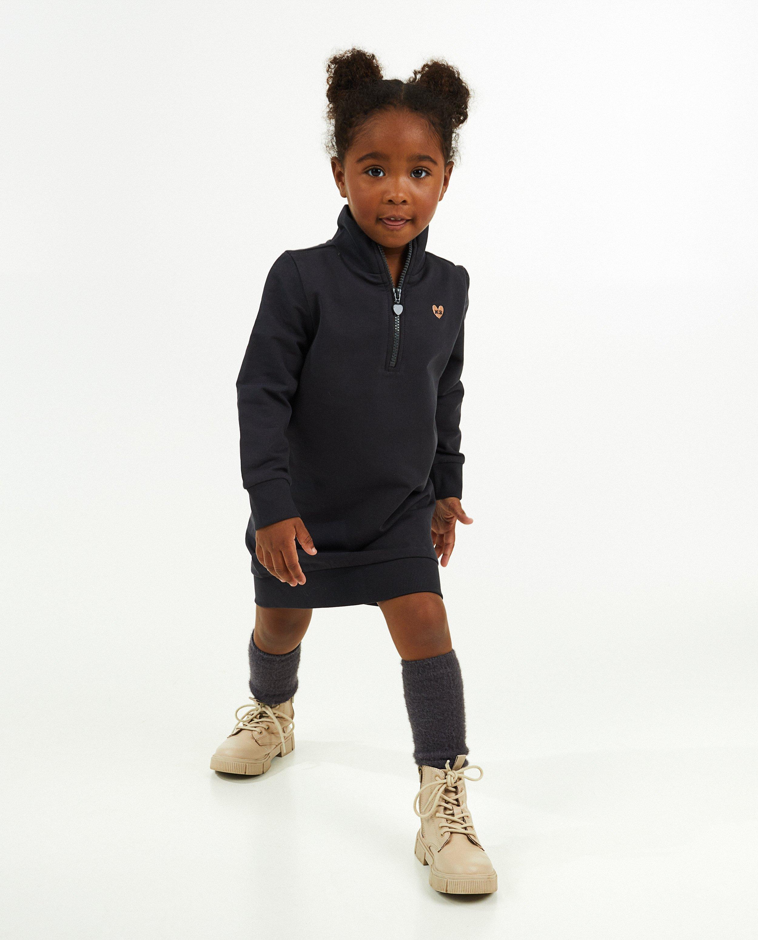 Robe molletonnée gris foncé - null - K3