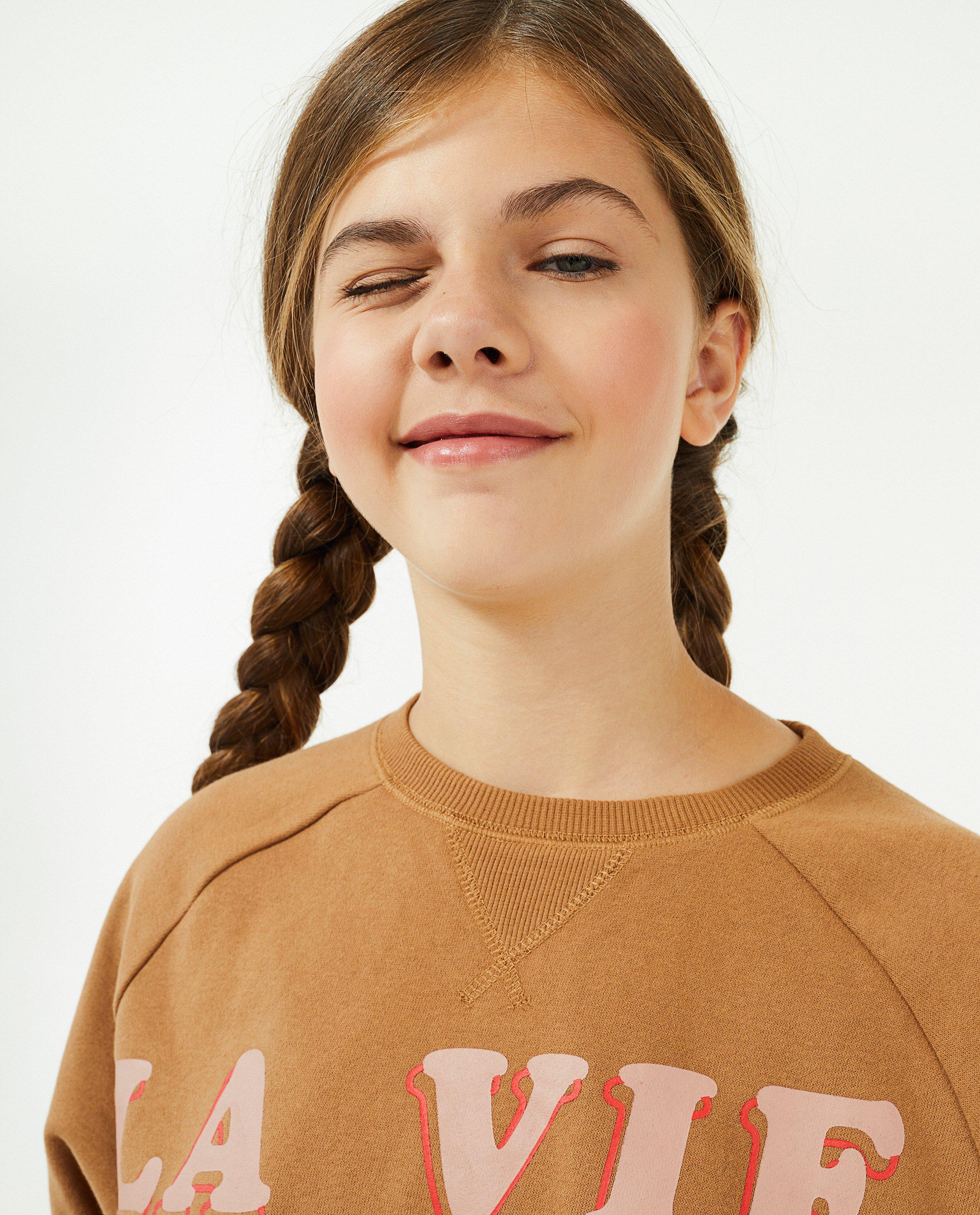 Sweaters - Sweater met opschrift