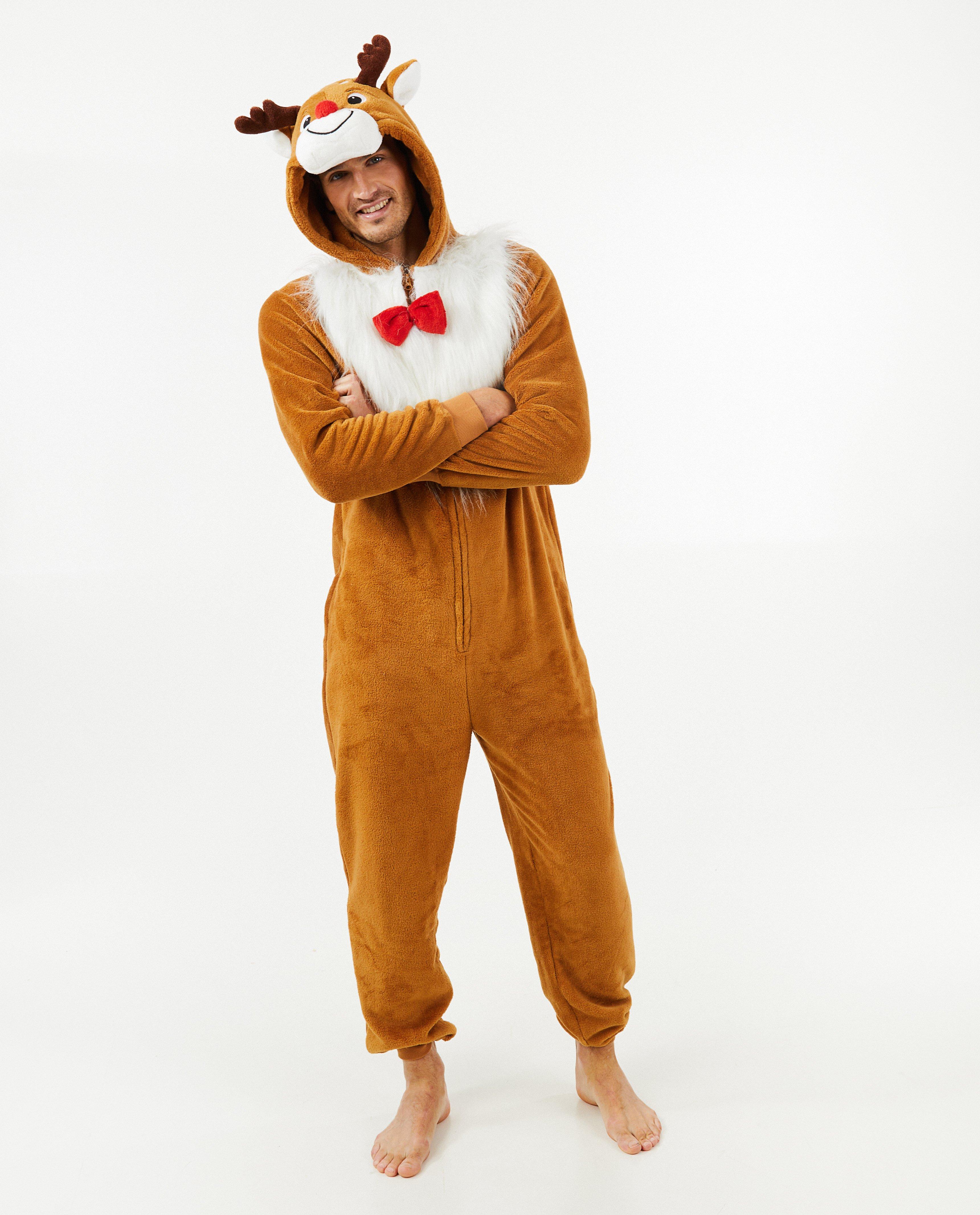 Pyjamas - Combinaison renne, hommes