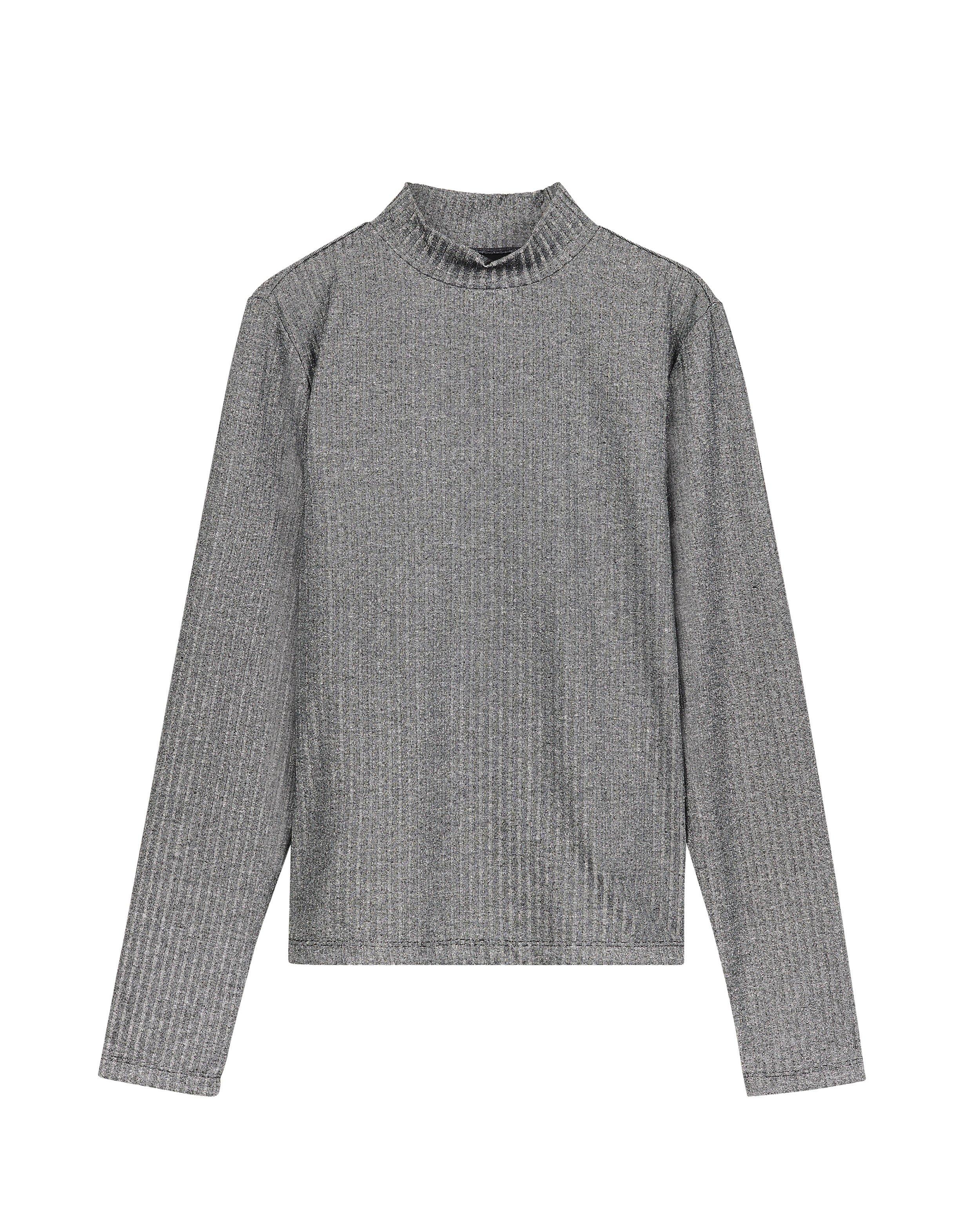 T-shirts - Grijze souspull met glitter