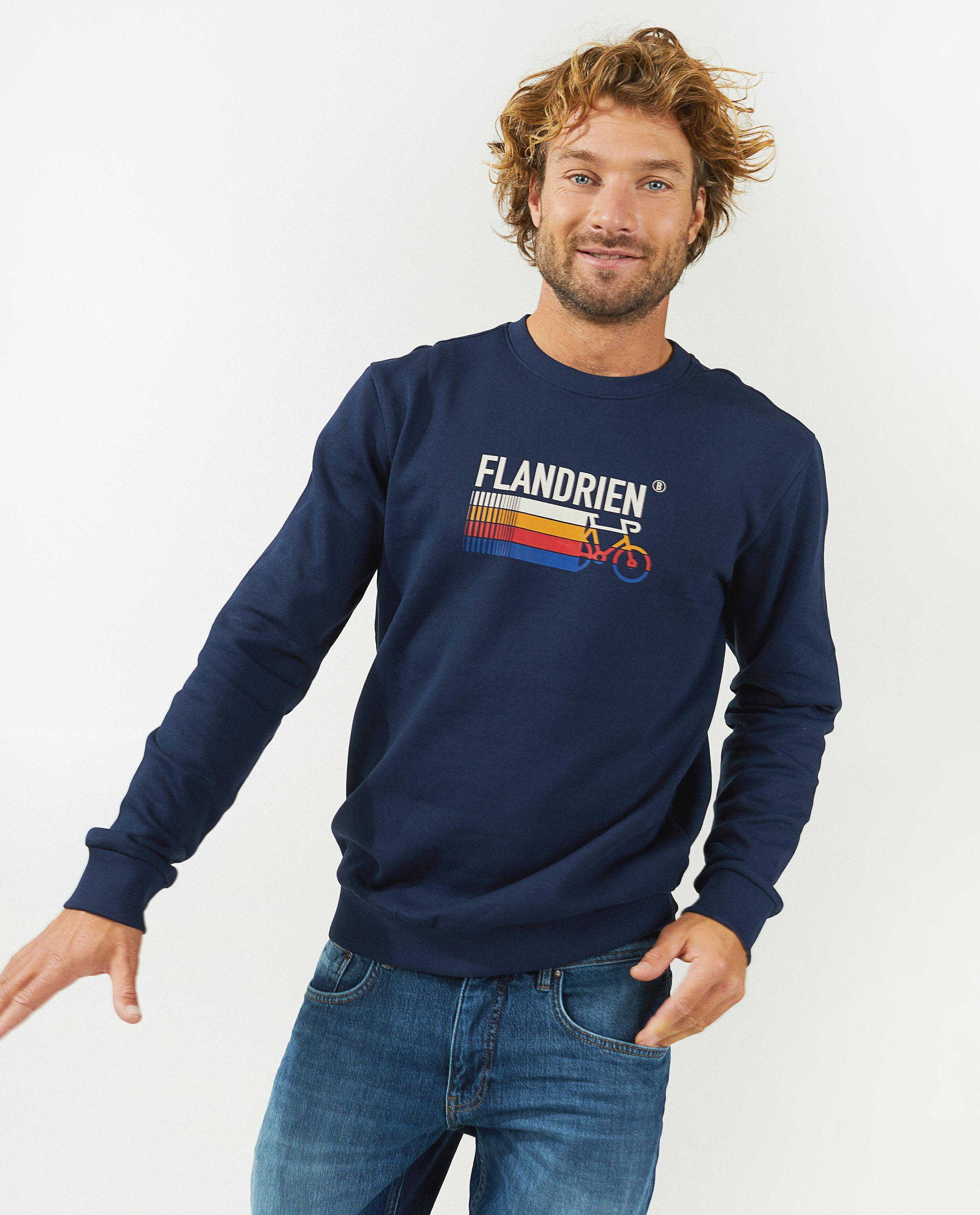 Sweaters - Sweater met print, heren