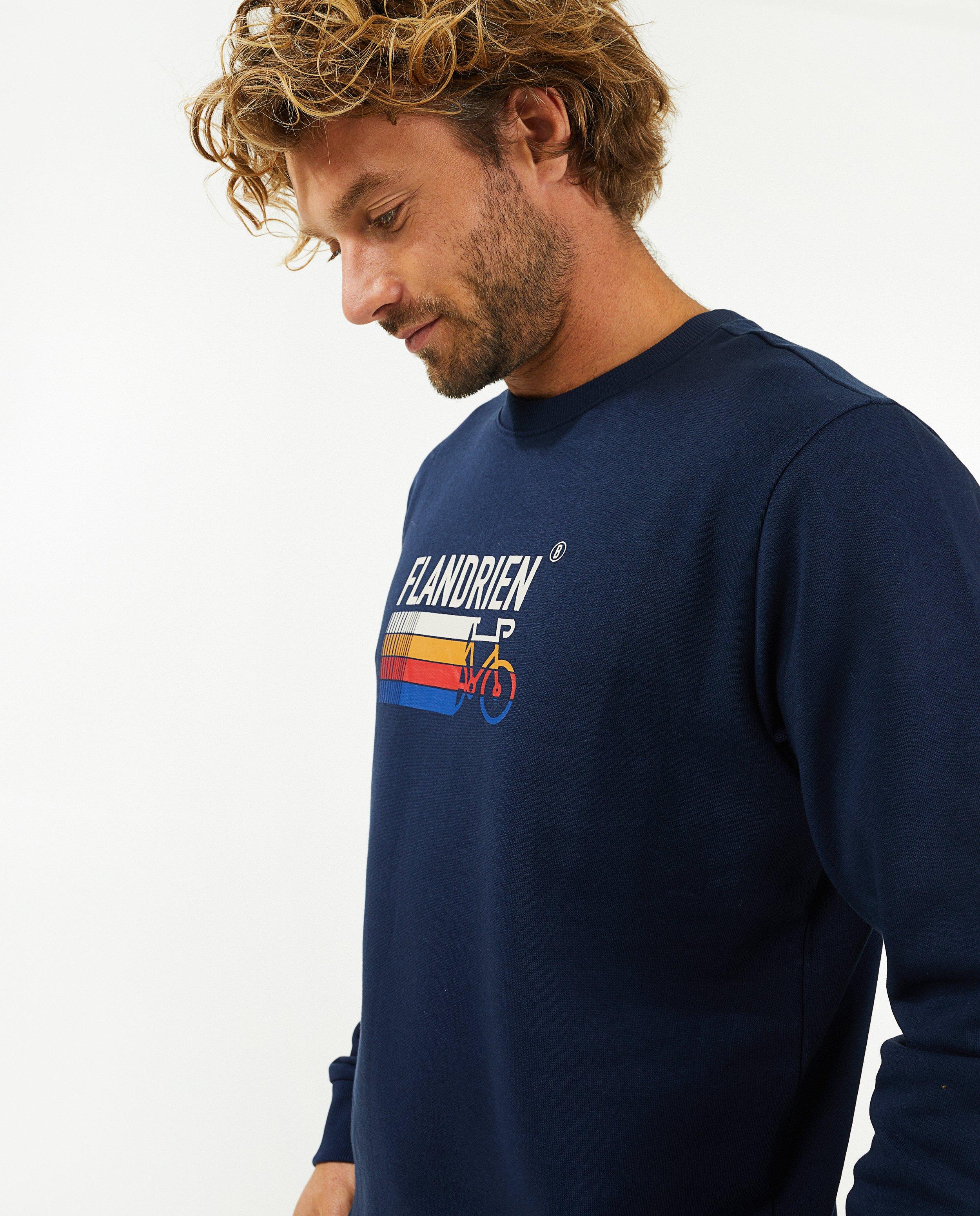 Sweaters - Sweater met print, heren