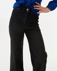 Jeans - Zwarte jeans, culotte fit