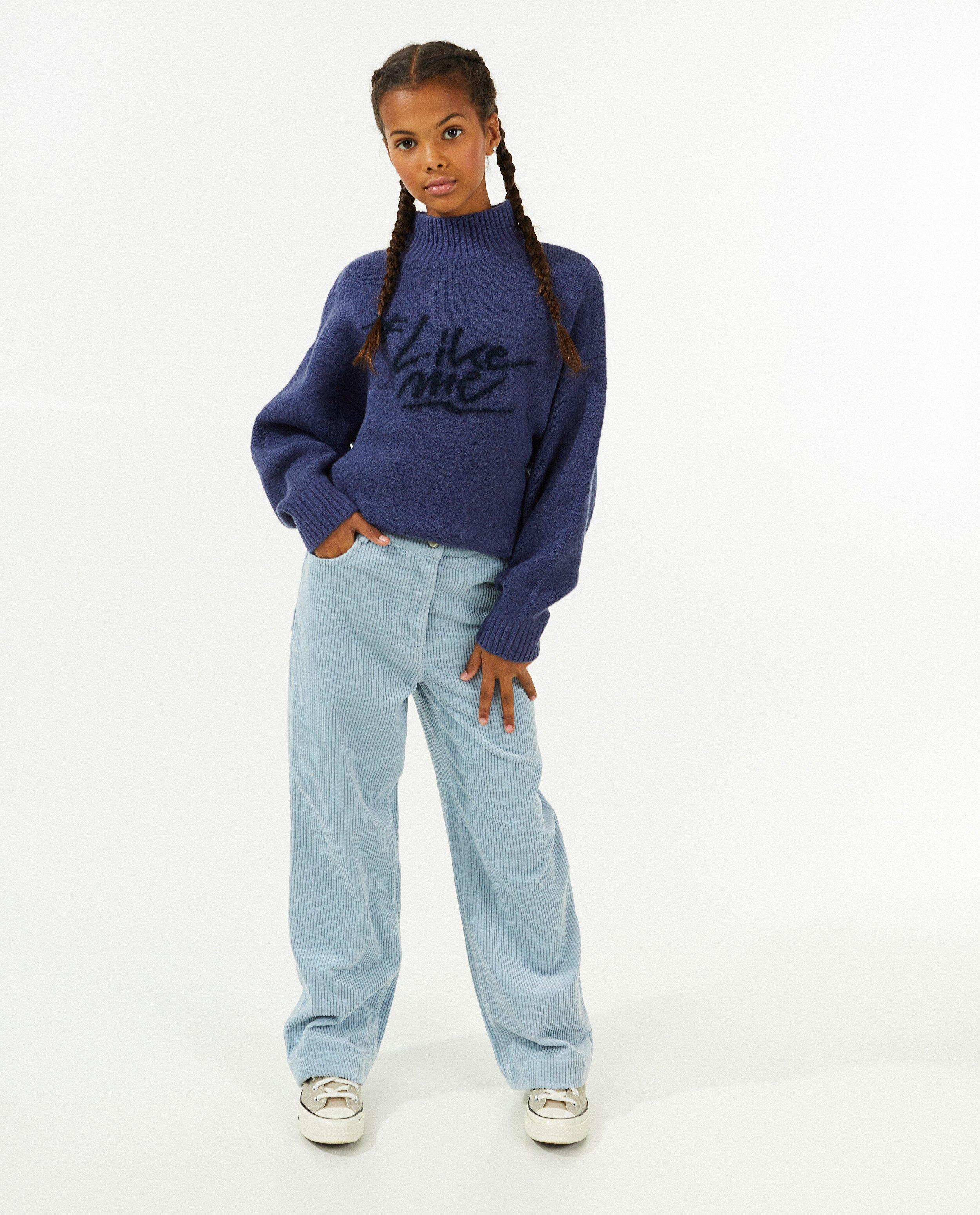 Pantalon en velours côtelé, coupe à jambes larges - null - Like Me