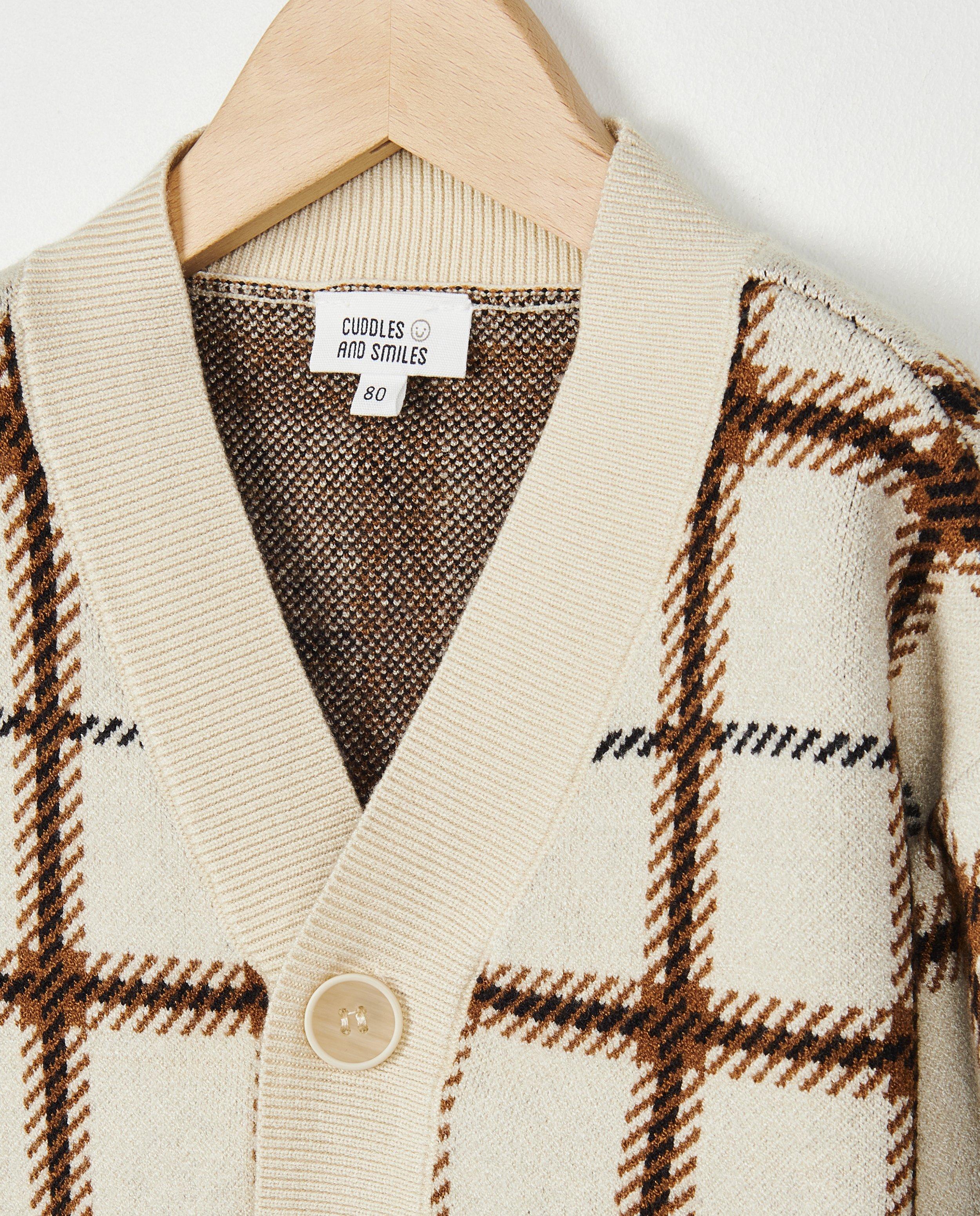 Cardigan - Cardigan met ruitpatroon