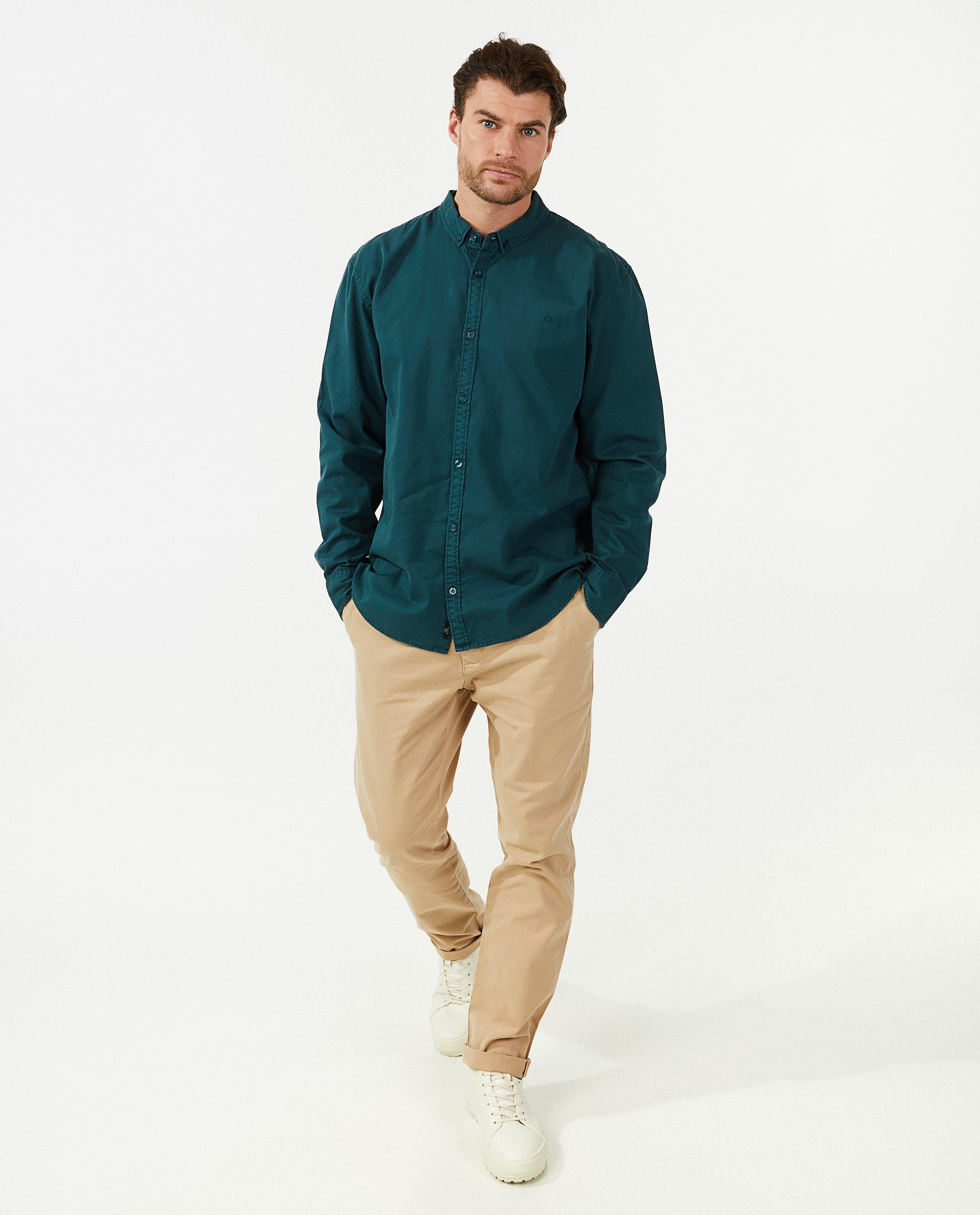 Chemise p&eacute;trole - D&eacute;tails du produit - bleu fonc&eacute; - image num&eacute;ro 1