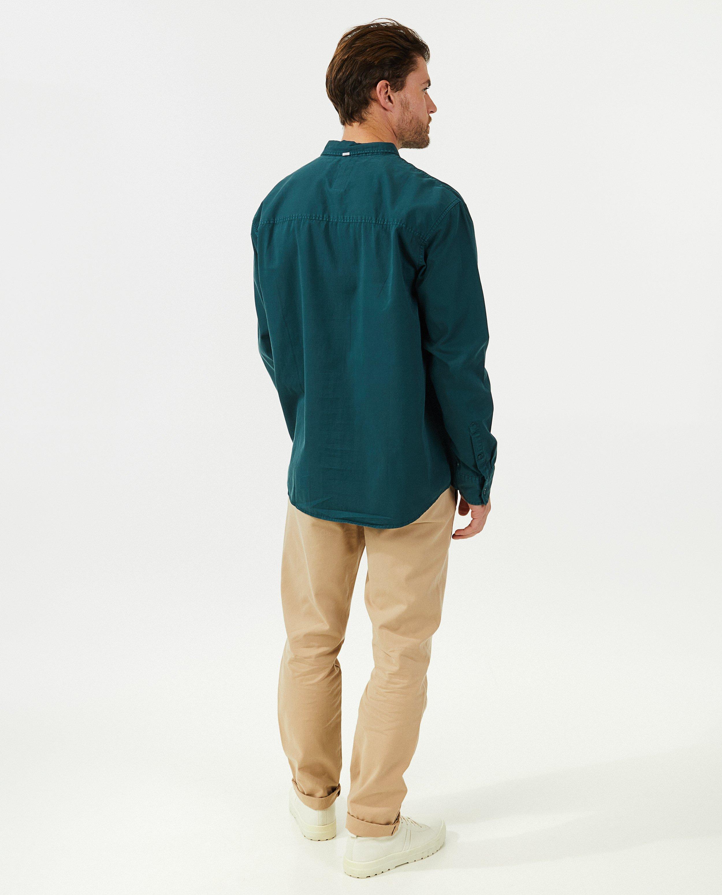 Chemise p&eacute;trole - D&eacute;tails du produit - bleu fonc&eacute; - image num&eacute;ro 3