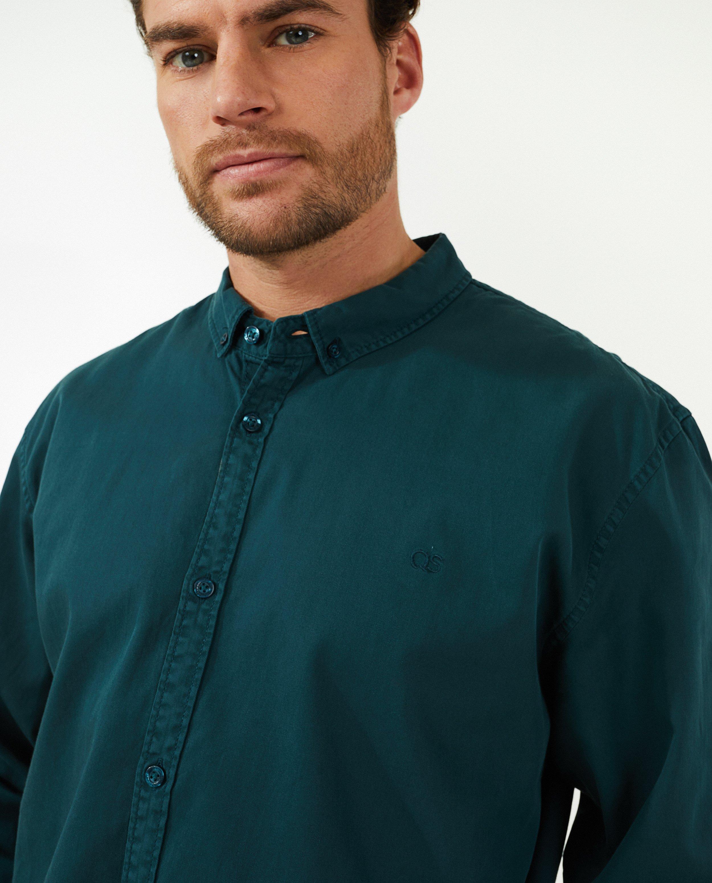 Chemise p&eacute;trole - D&eacute;tails du produit - bleu fonc&eacute; - image num&eacute;ro 4