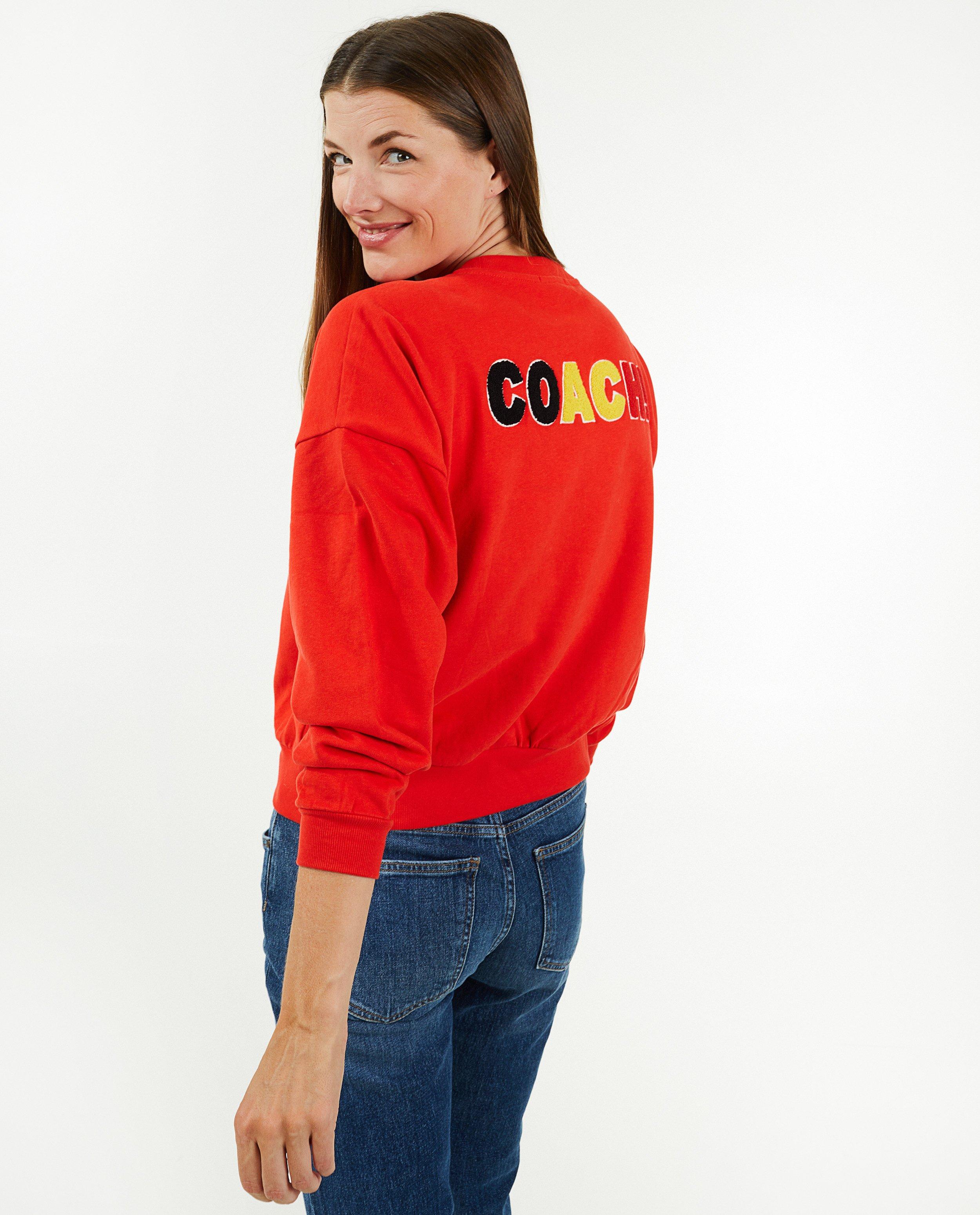 Sweaters - Sweater met patches, dames