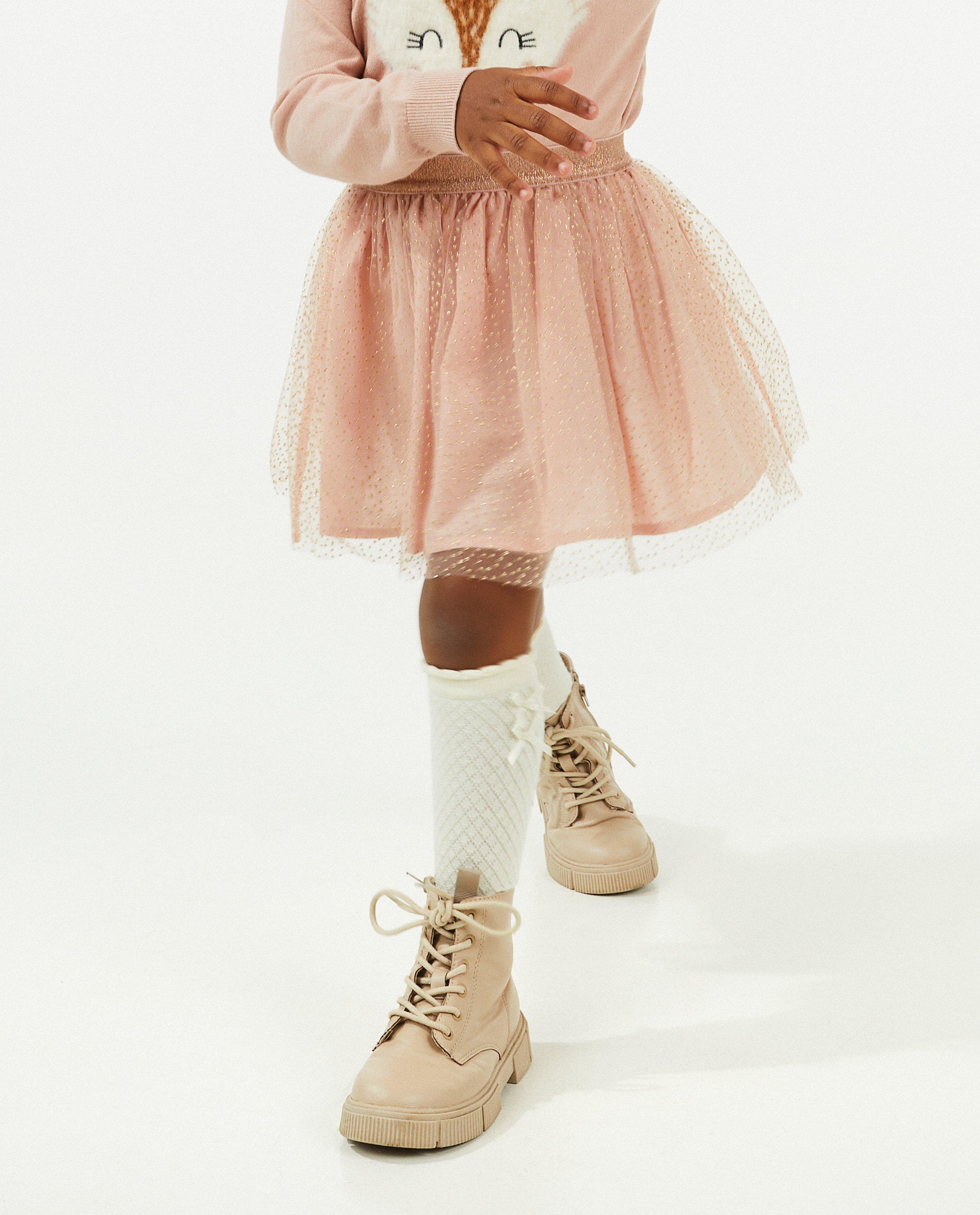 Jupes - Jupe avec du tulle et ornée de paillettes