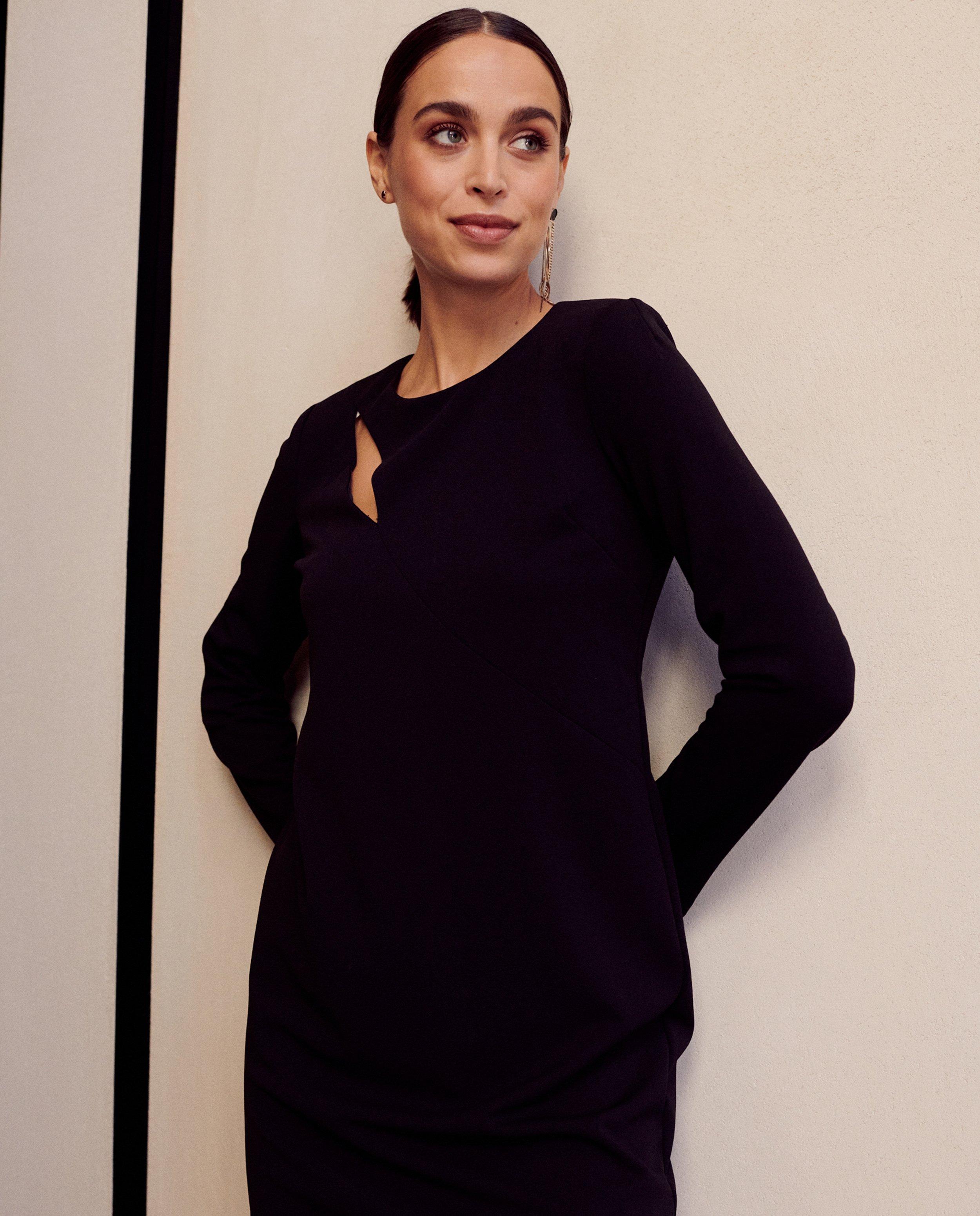 Zwarte jurk met cut-out - null - Sora