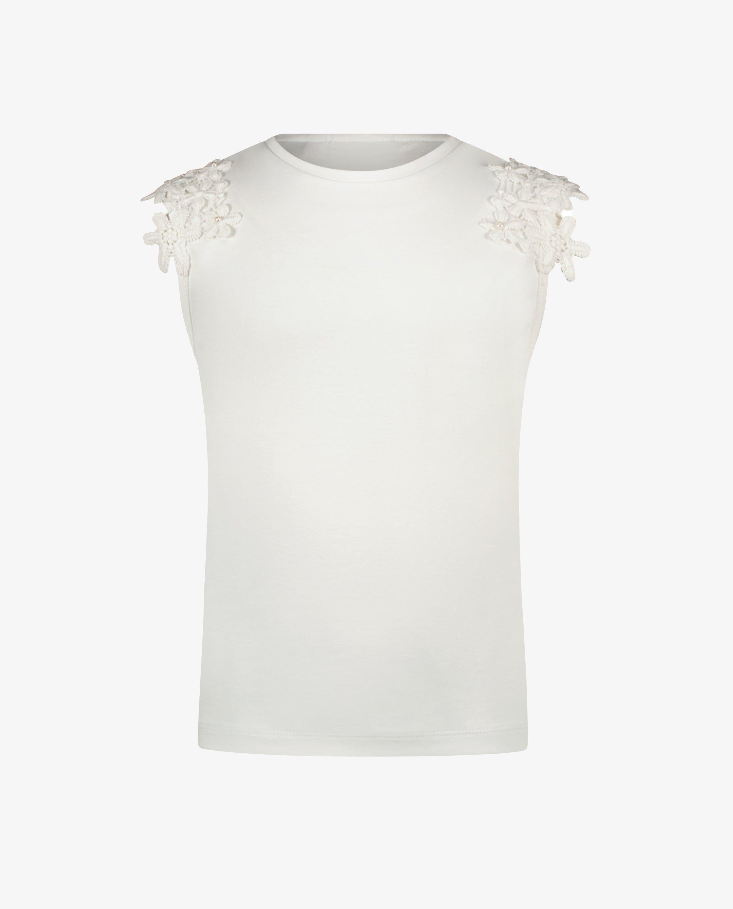 T-shirts - Top avec des fleurs, Communion