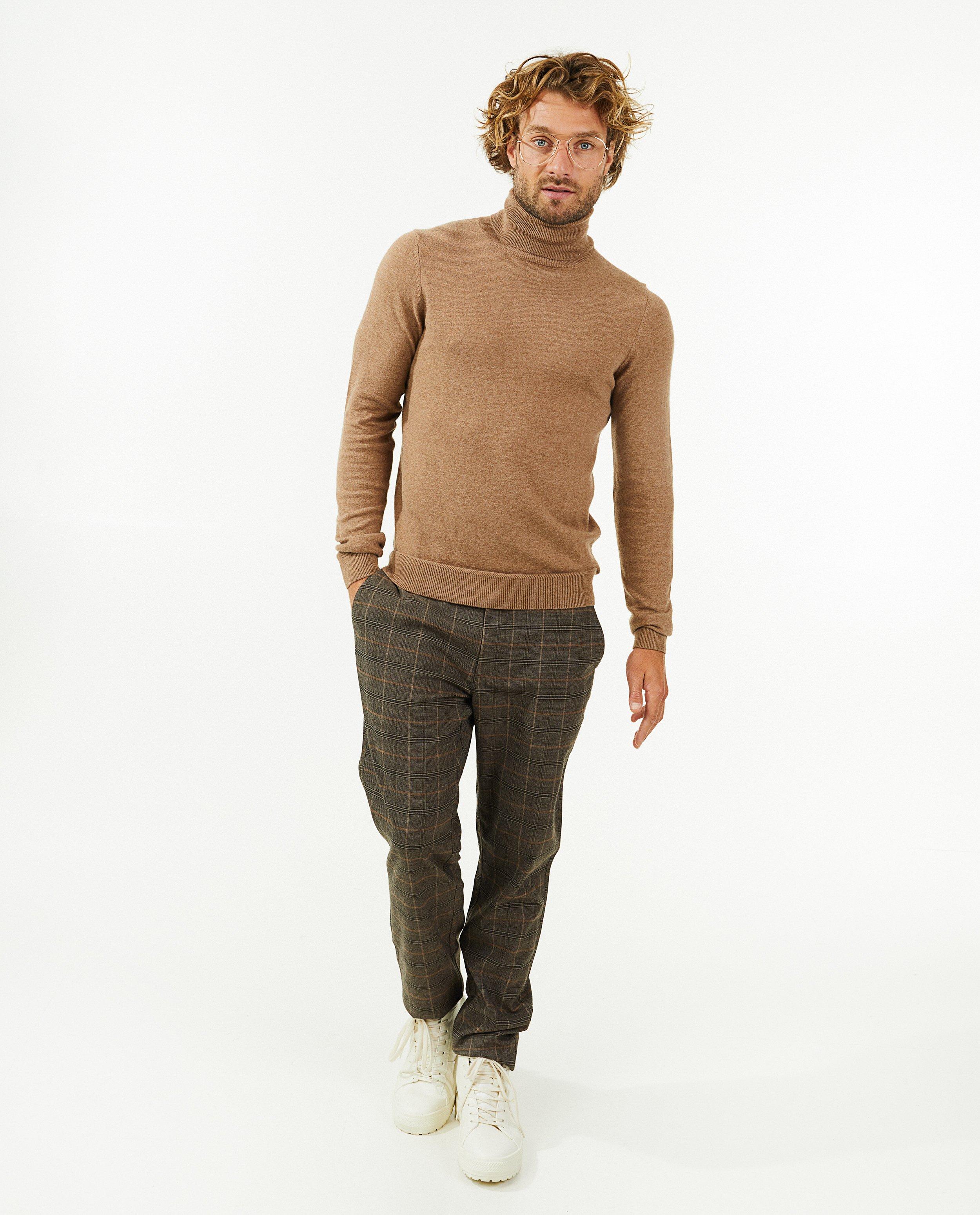 Pantalon à carreaux, slim fit - null - Quarterback