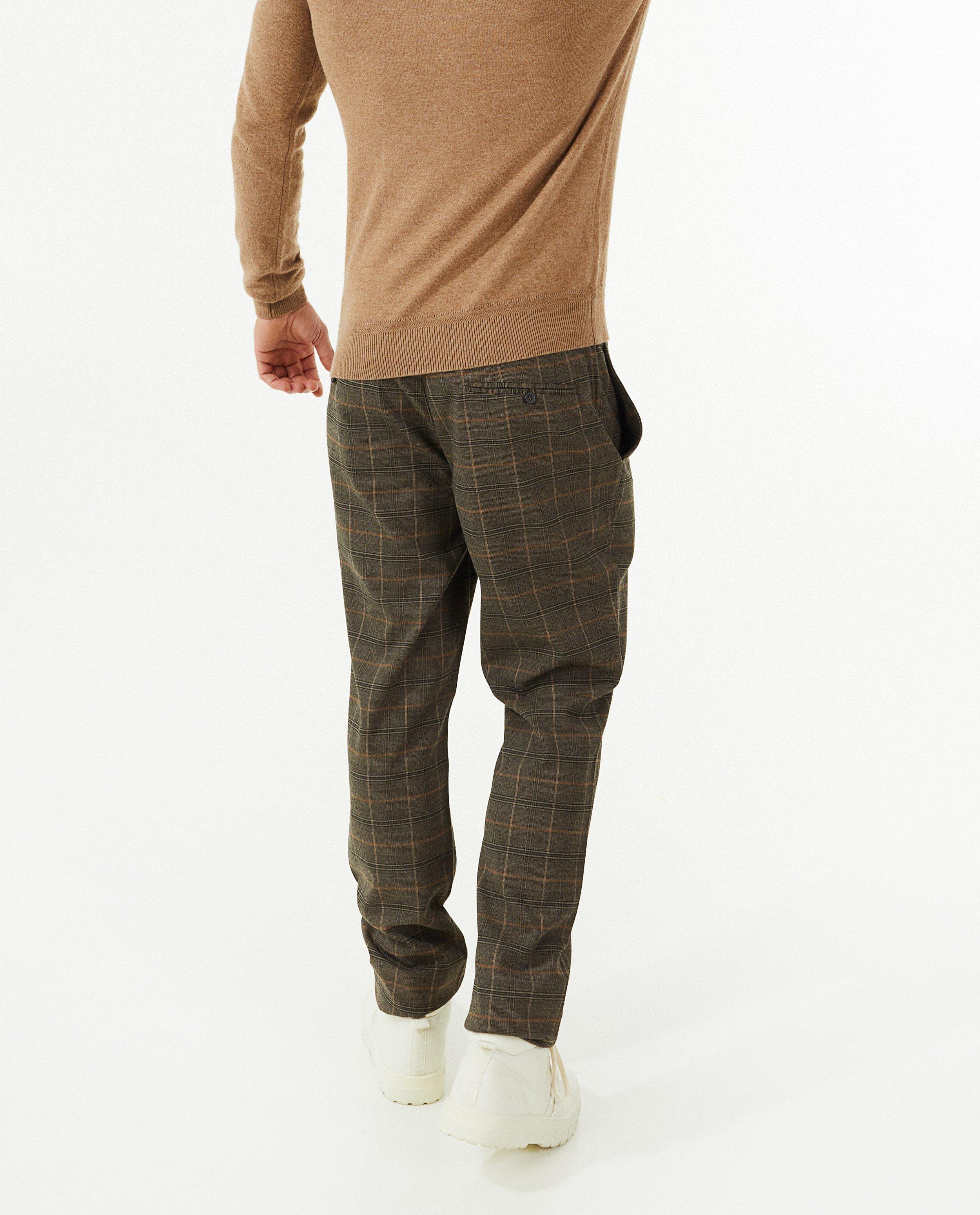 Pantalons - Pantalon à carreaux, slim fit