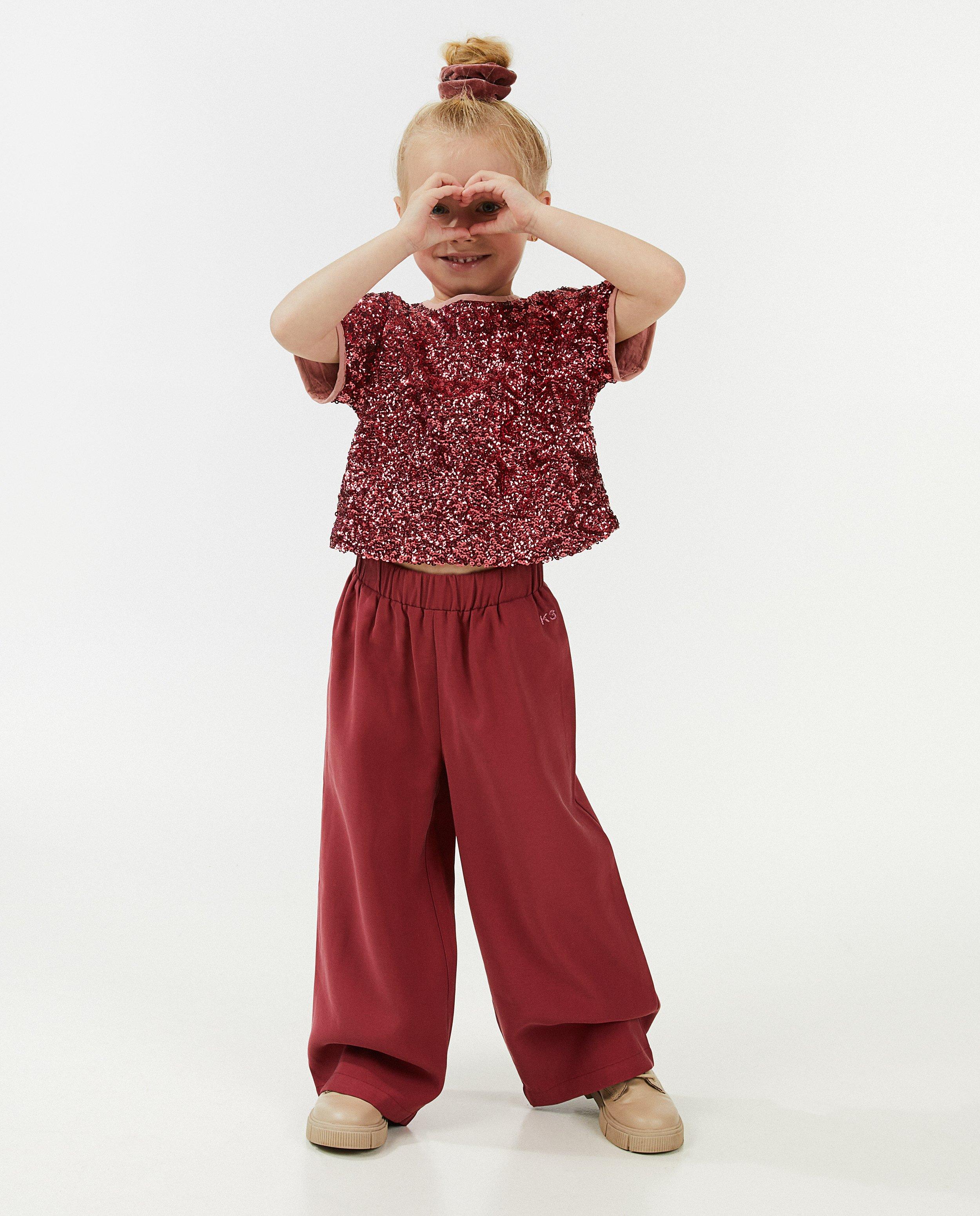 T-shirt met pailletten - null - K3