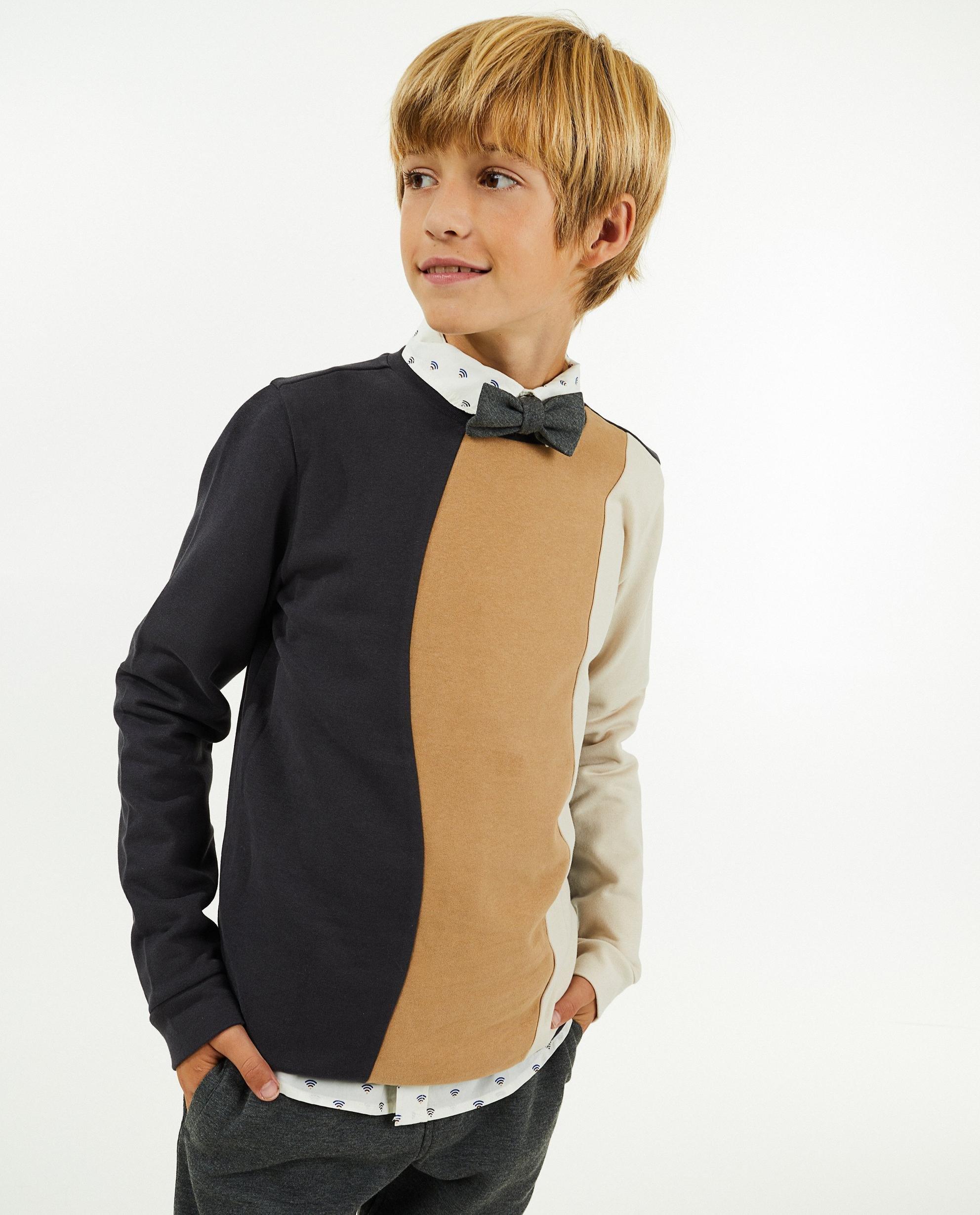 Sweaters - Sweater met color block