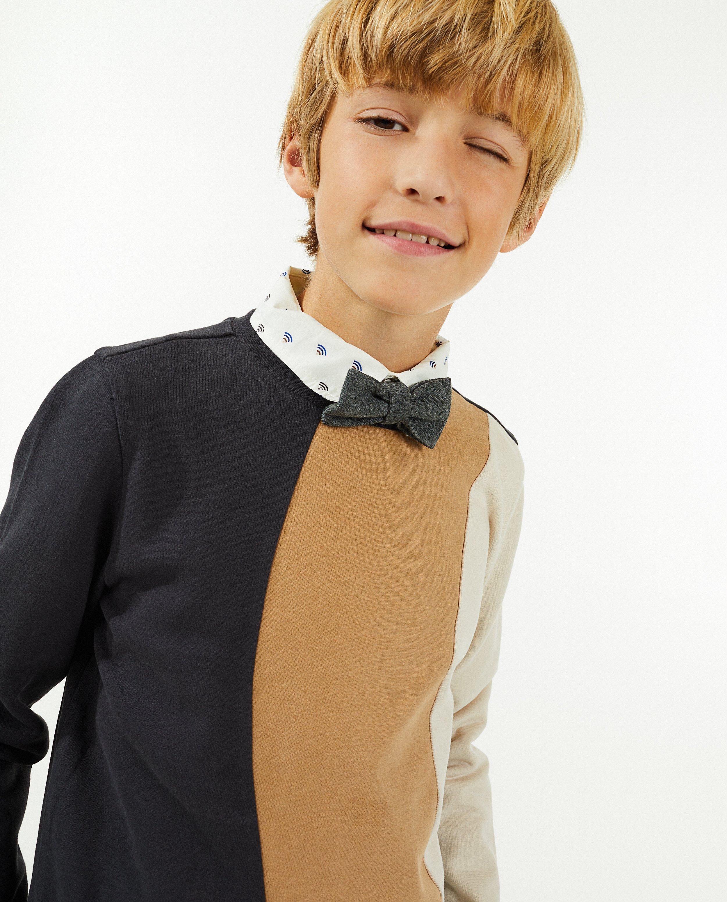 Sweaters - Sweater met color block