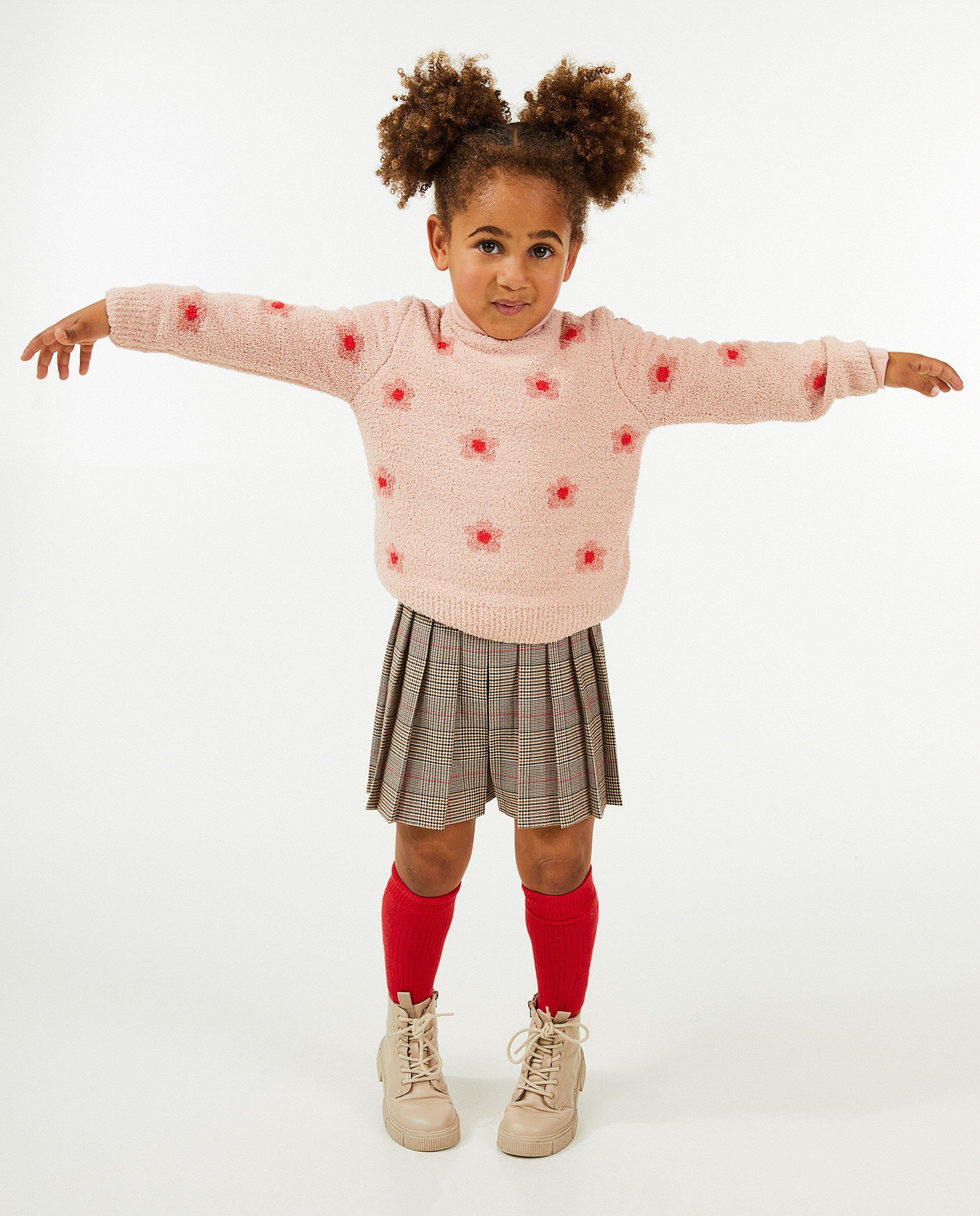 Pull rose avec des petites fleurs - null - Milla Star