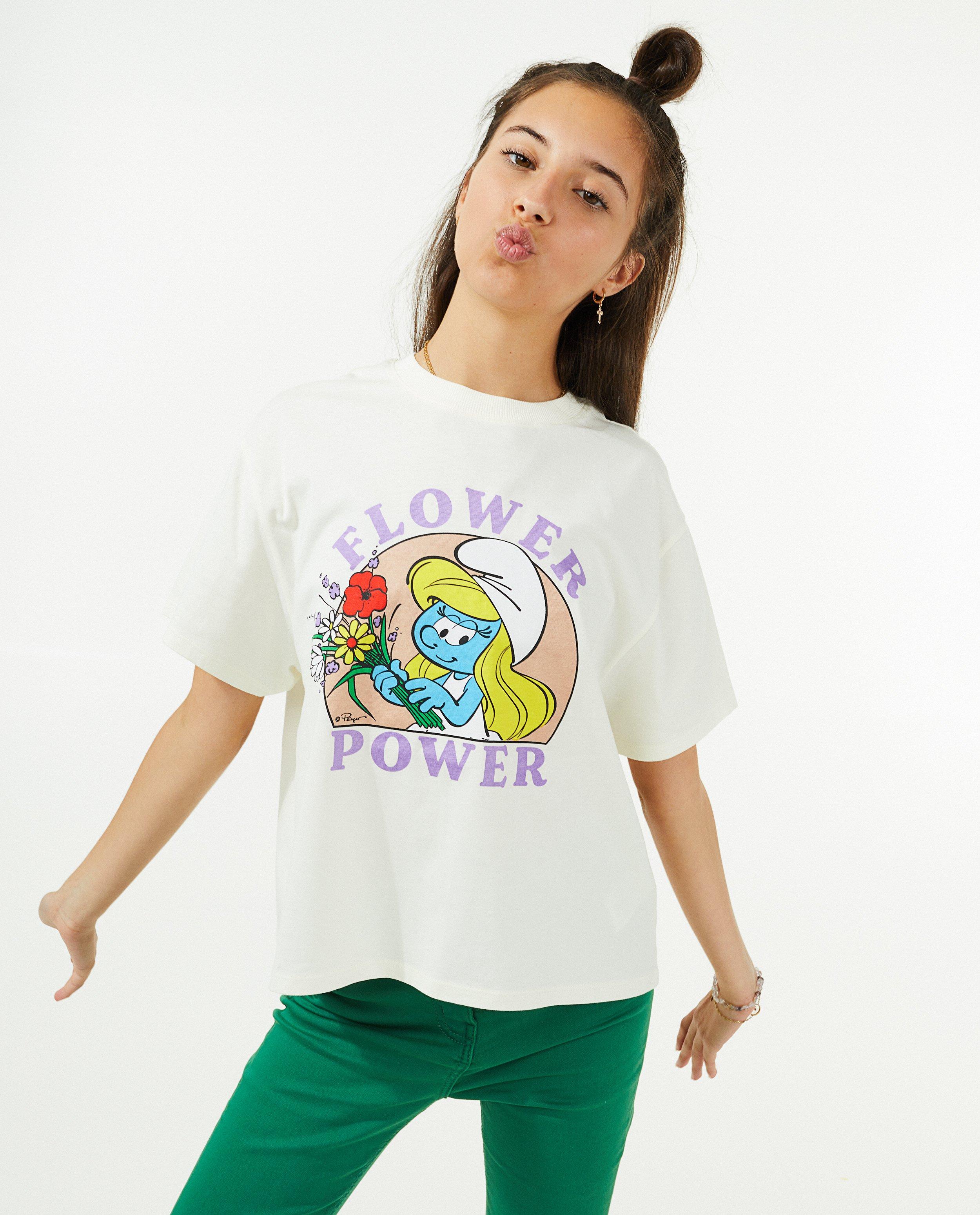 Hemden - Offwhite shirt met print
