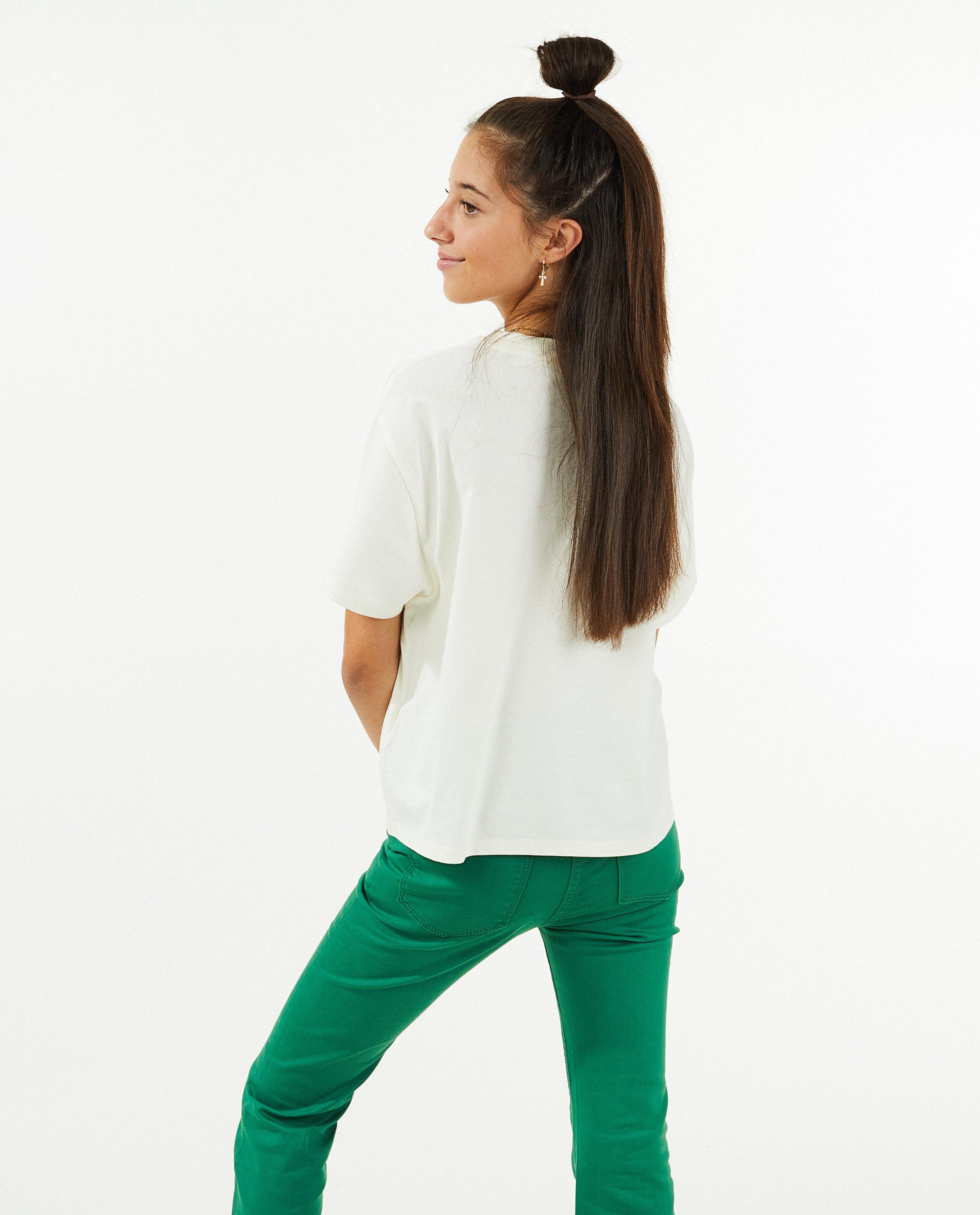 Hemden - Offwhite shirt met print