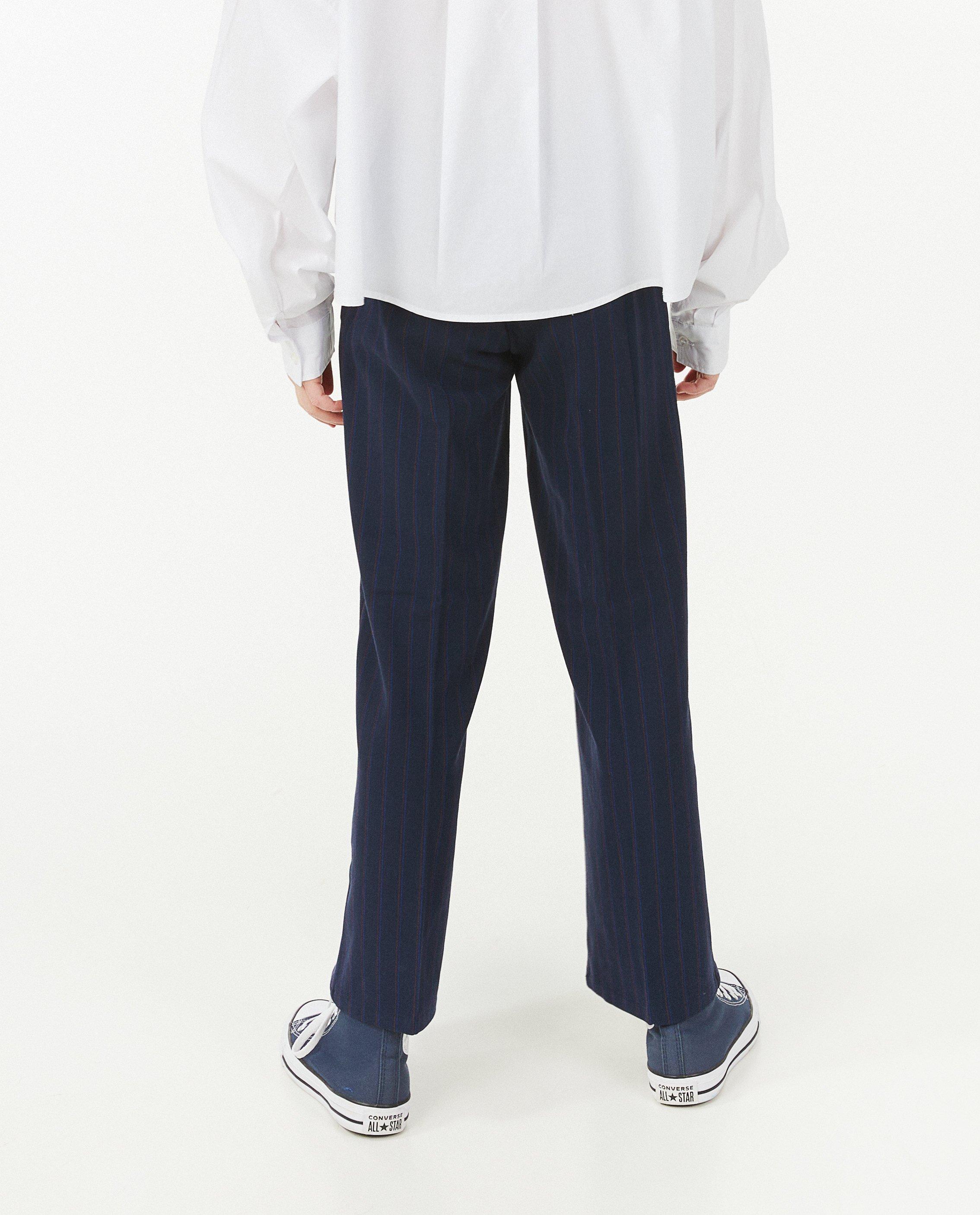 Broeken - Blauwe broek met strepen