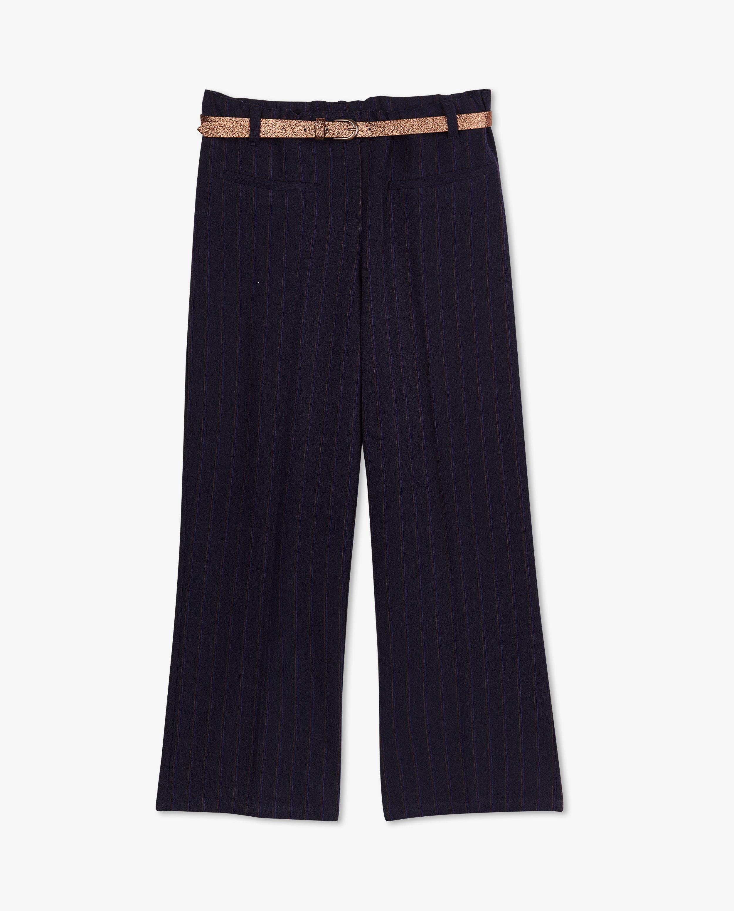 Broeken - Blauwe broek met strepen